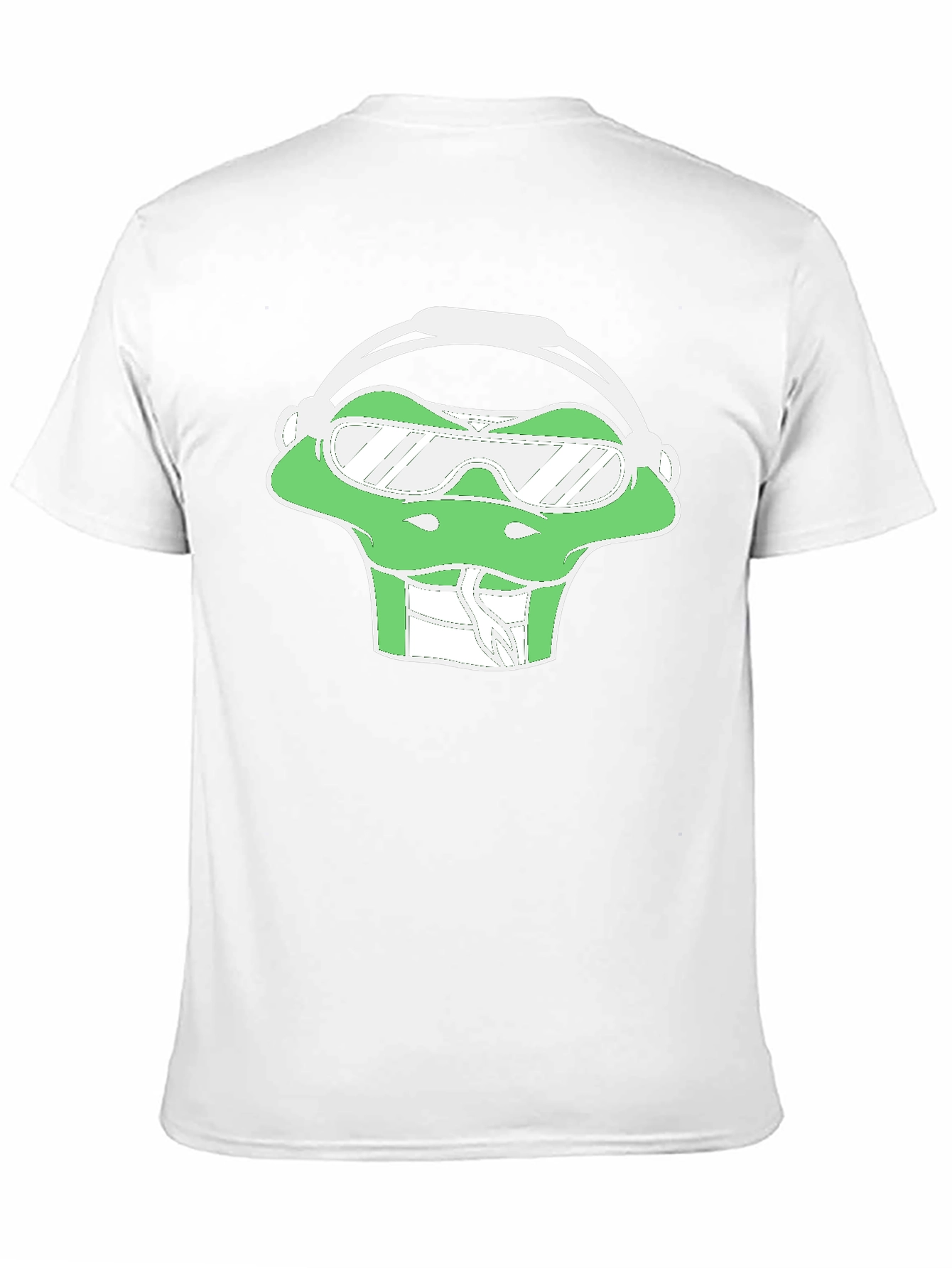 Cool Frog Graphic Tee - Black Cotton Casual Wear