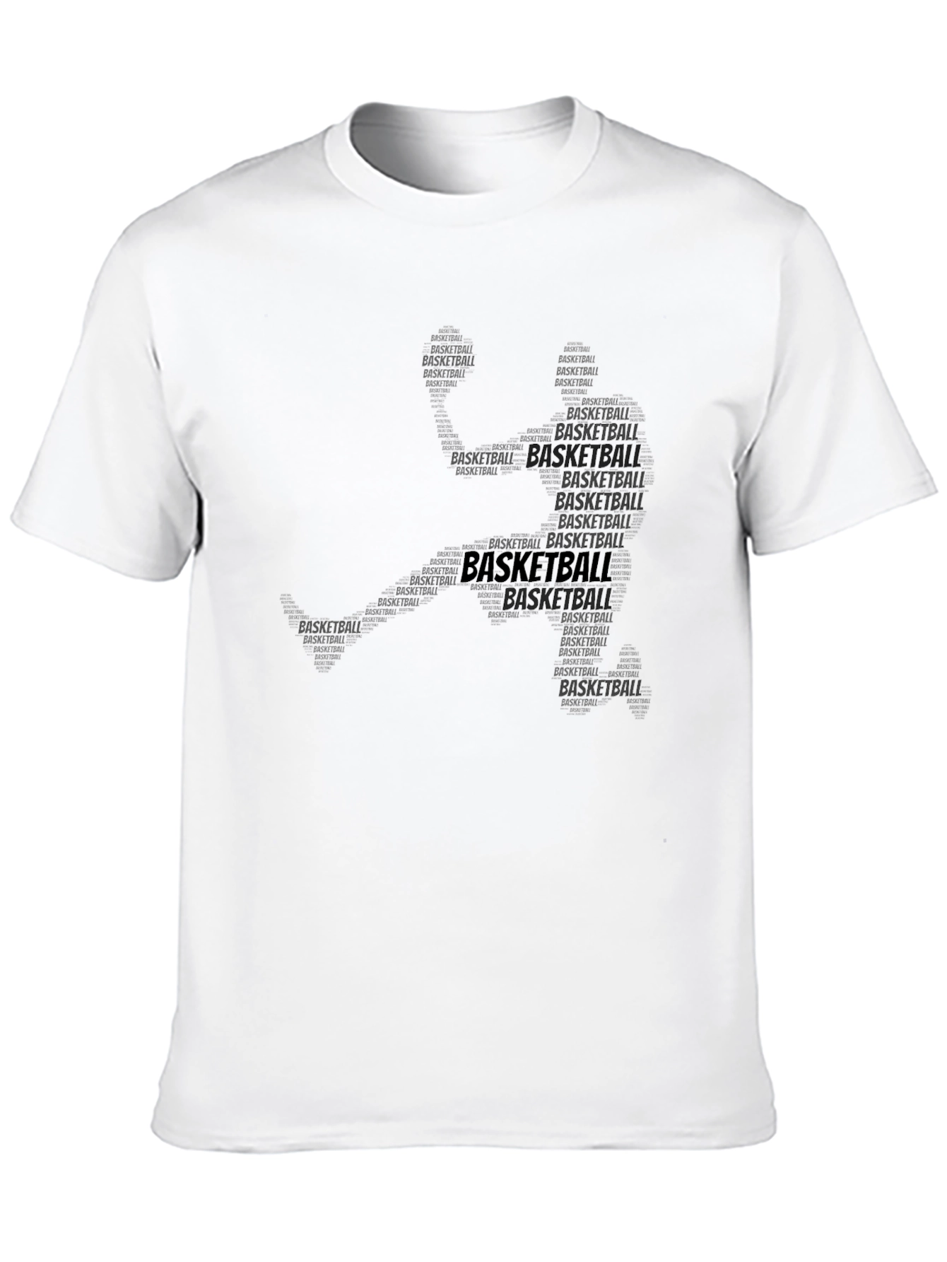 Basketball Word Art T-Shirt