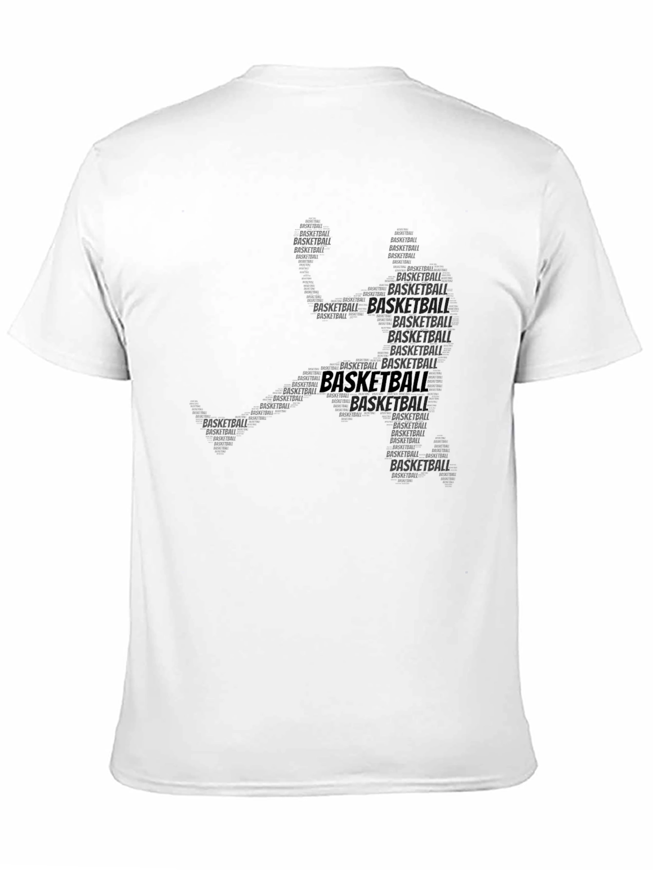 Basketball Word Art T-Shirt