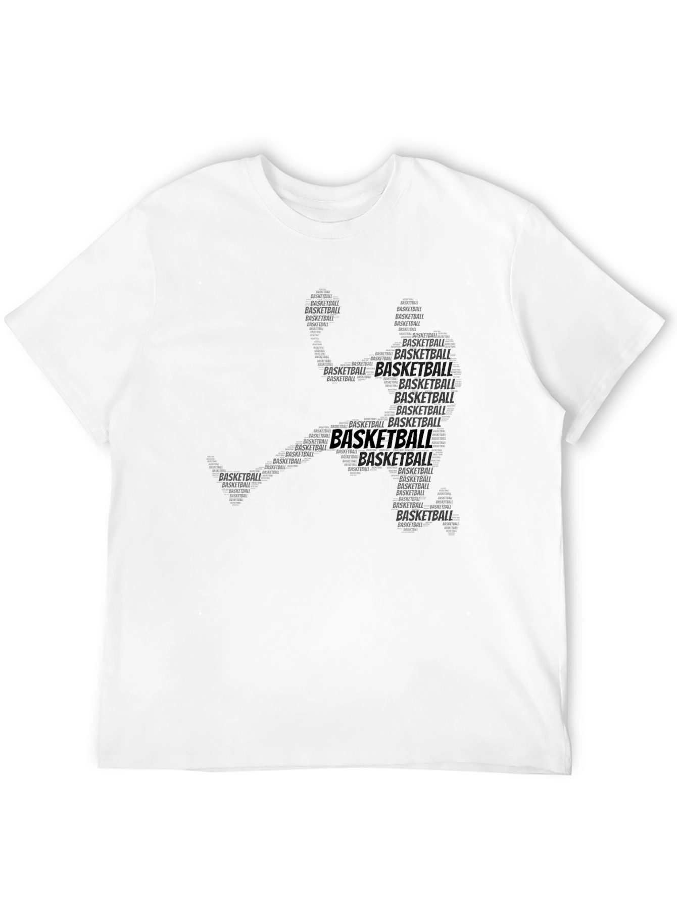Basketball Word Art T-Shirt