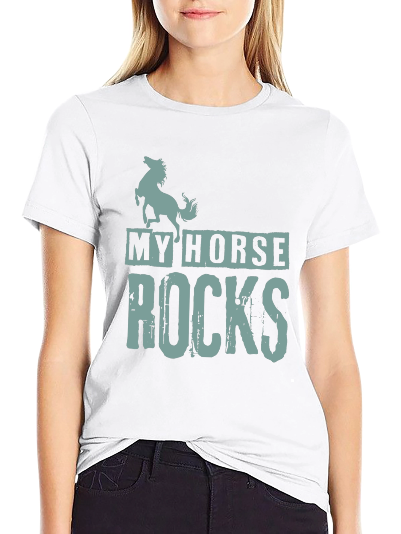 My Horse Rocks Graphic Tee