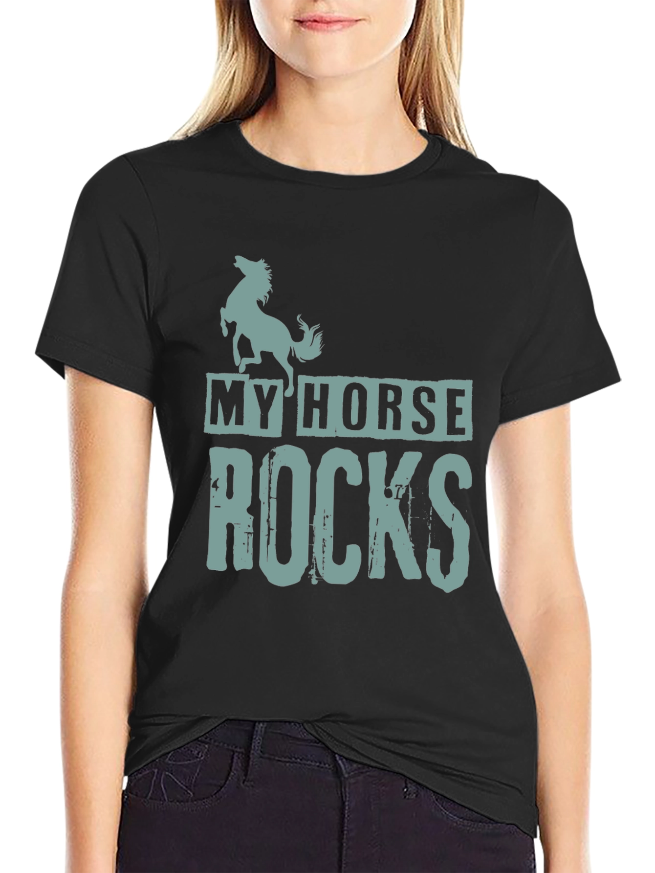 My Horse Rocks Graphic Tee