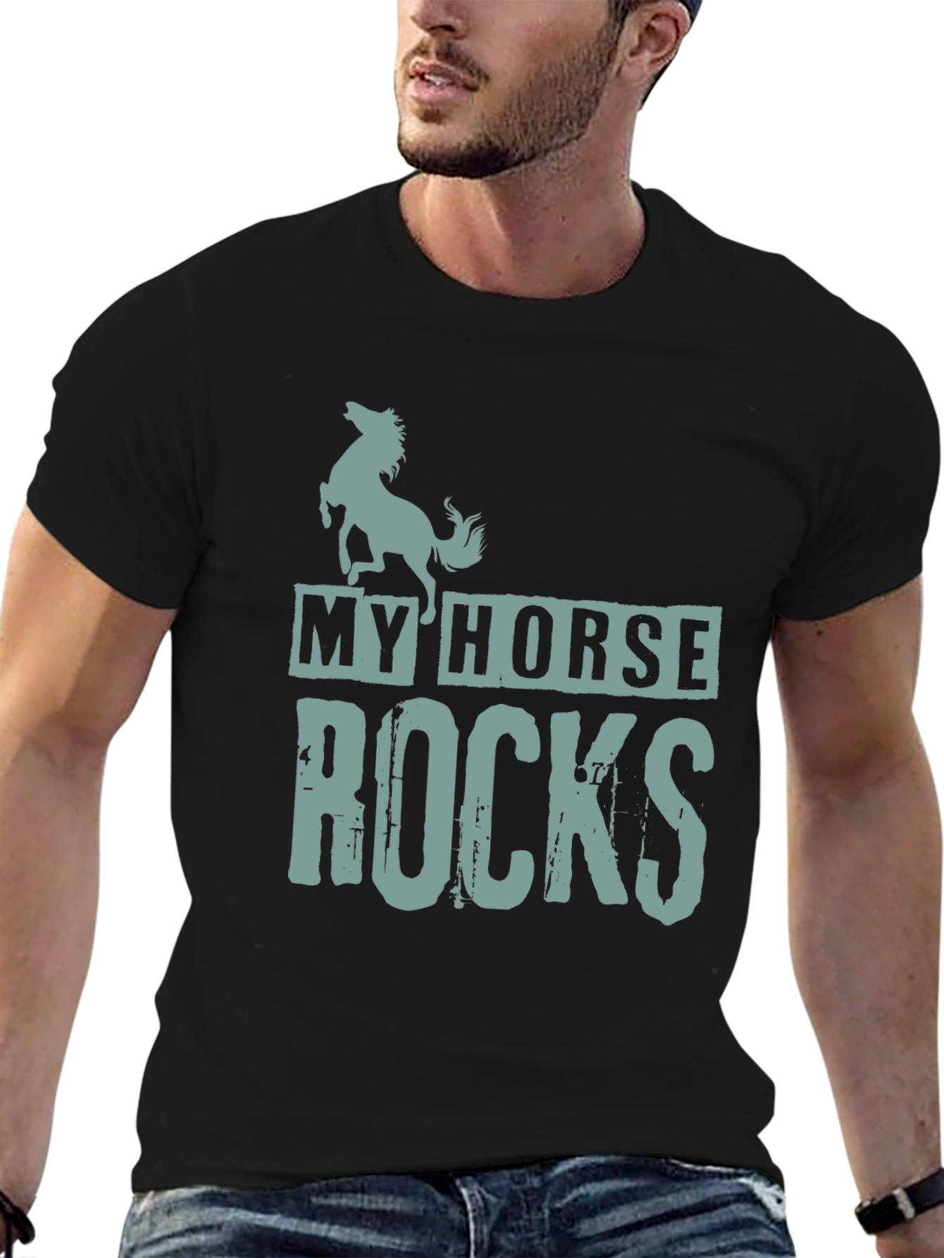 My Horse Rocks Graphic Tee