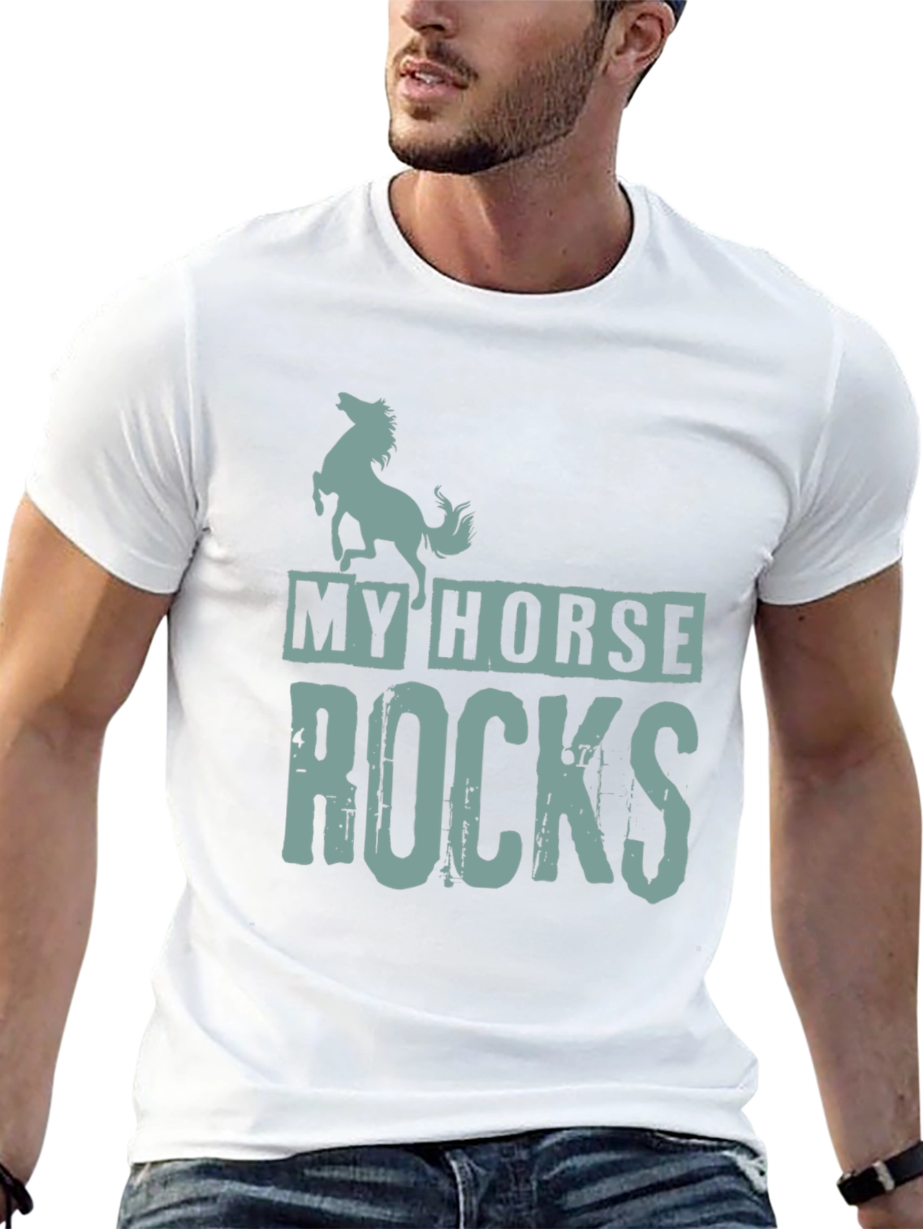 My Horse Rocks Graphic Tee