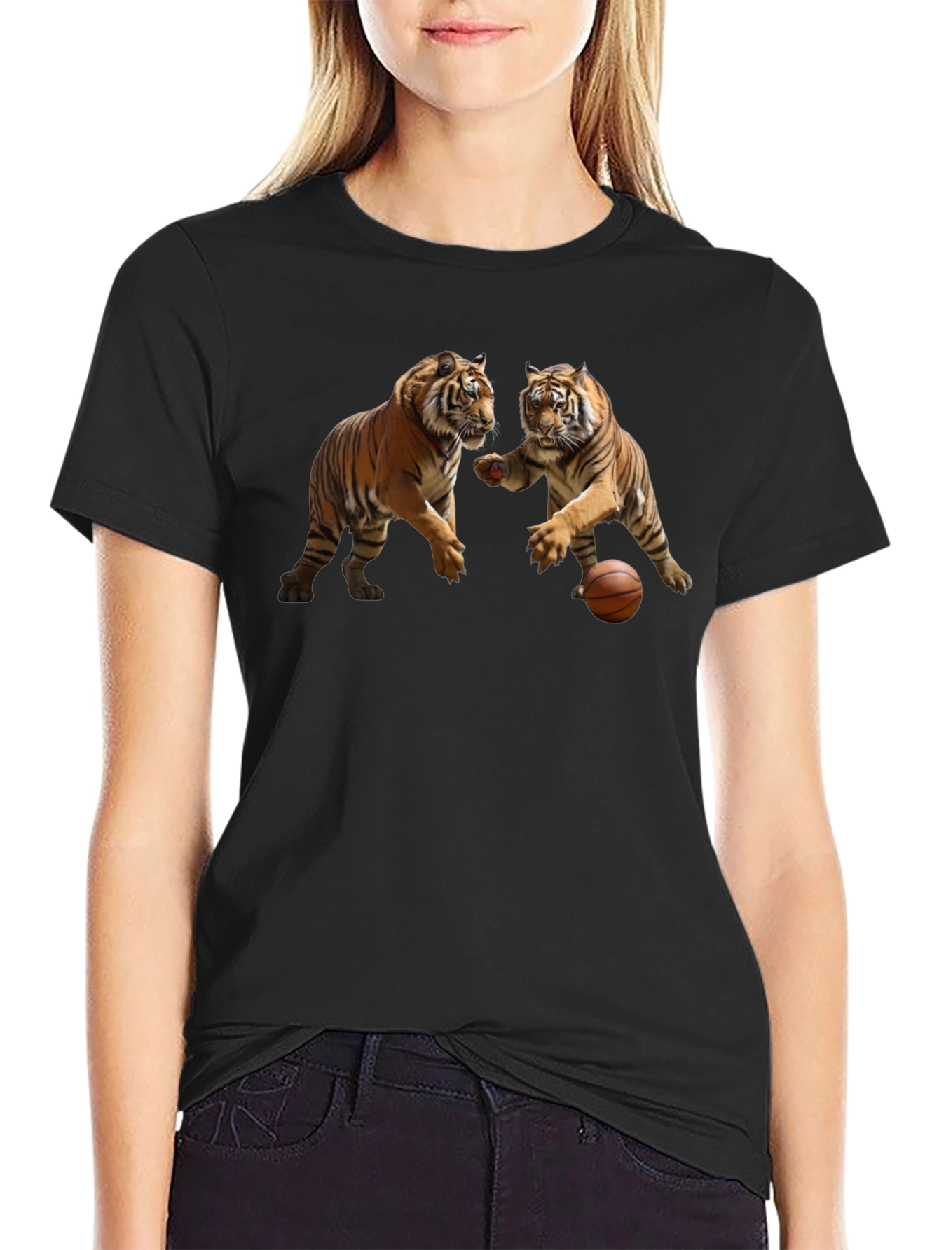 Tiger Basketball Graphic T-Shirt
