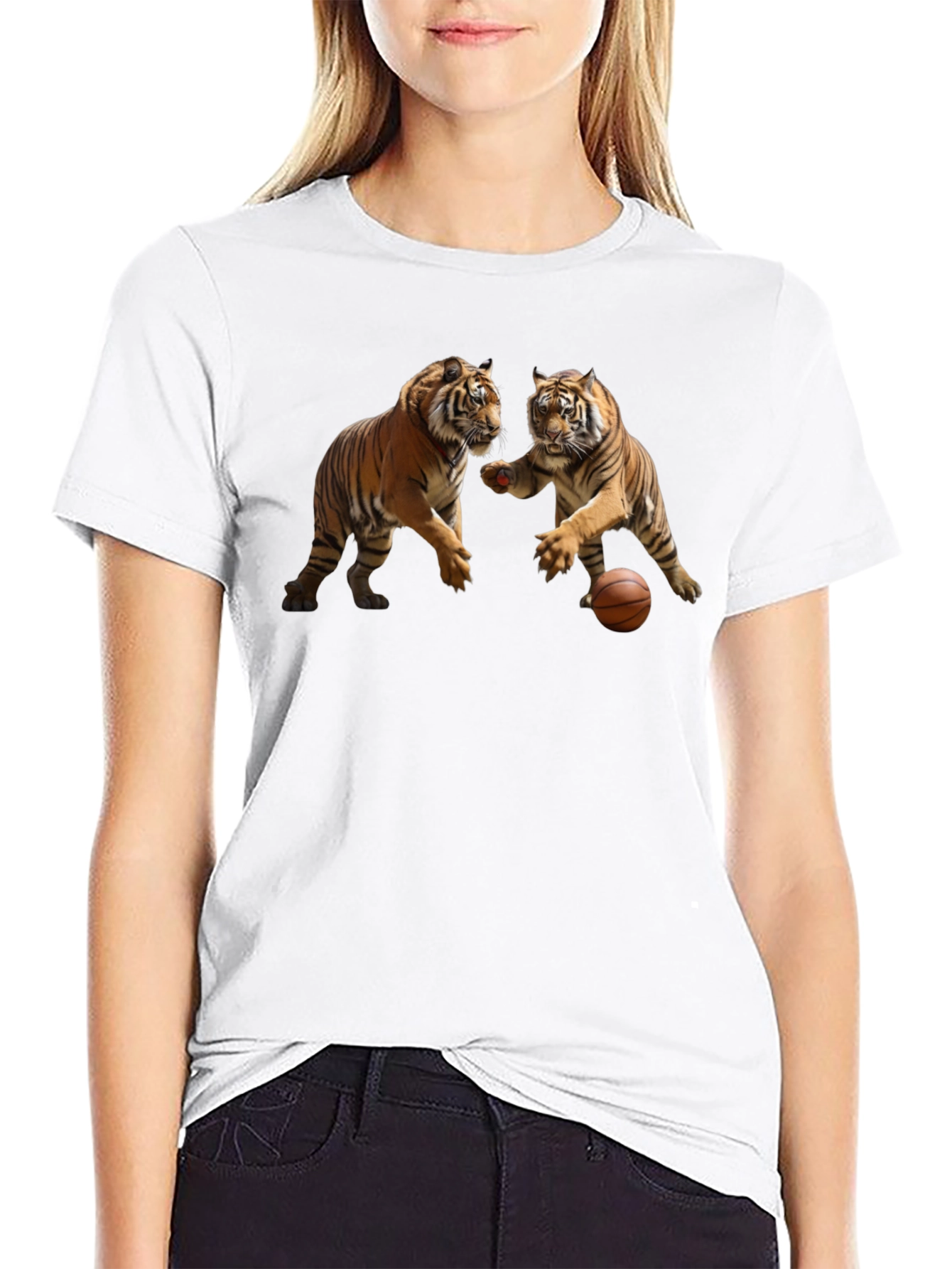 Tiger Basketball Graphic T-Shirt