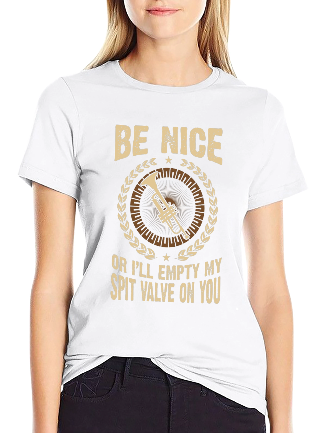 Be Nice Trumpet T-Shirt