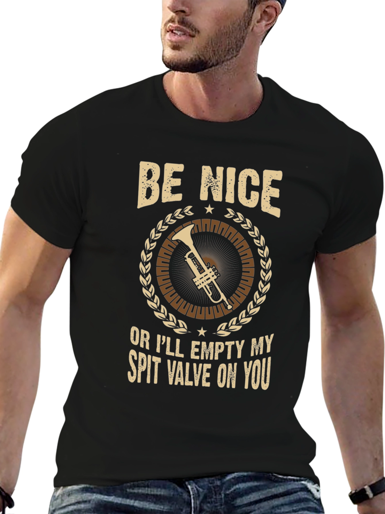 Be Nice Trumpet T-Shirt