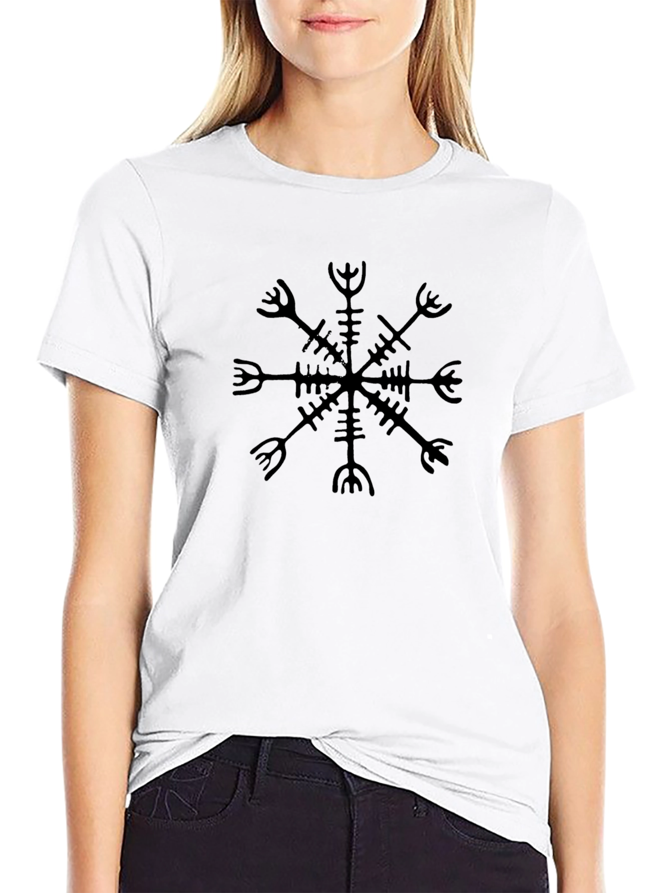 Vegvisir Viking Compass Black T-Shirt