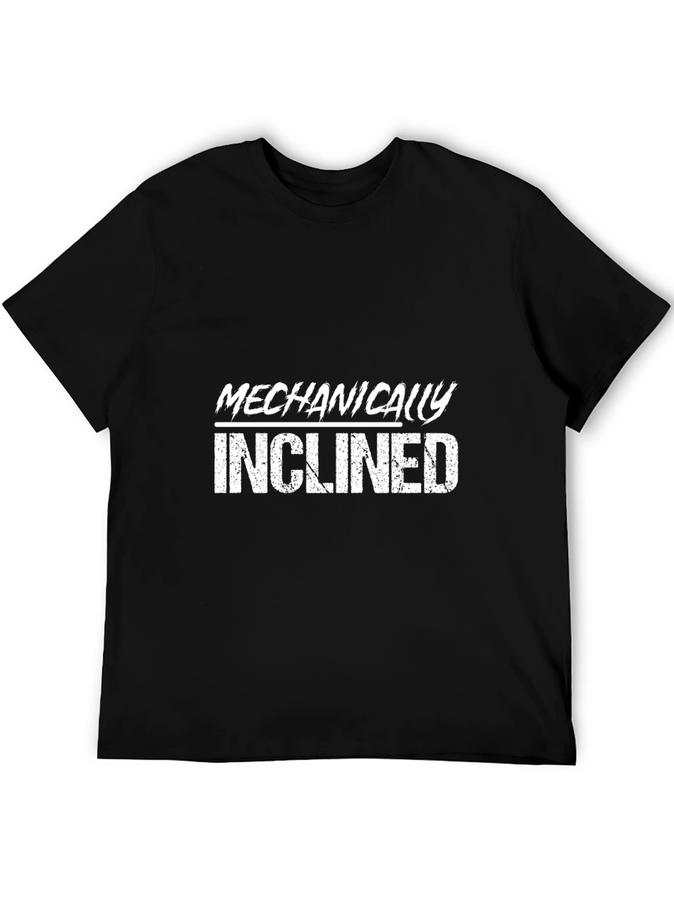 Mechanically Inclined Black Graphic Tee