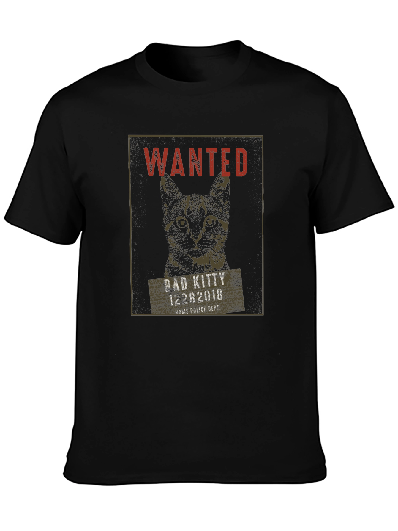 Wanted Bad Kitty T-Shirt