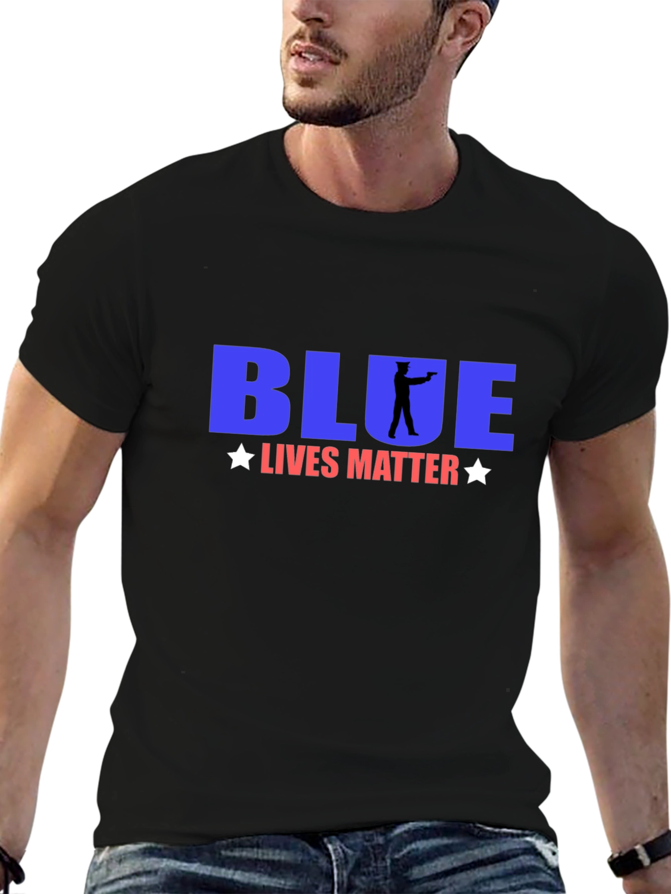 Blue Lives Matter Graphic T-Shirt
