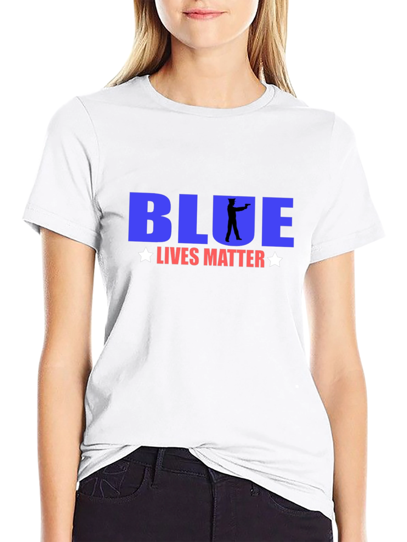 Blue Lives Matter Graphic T-Shirt
