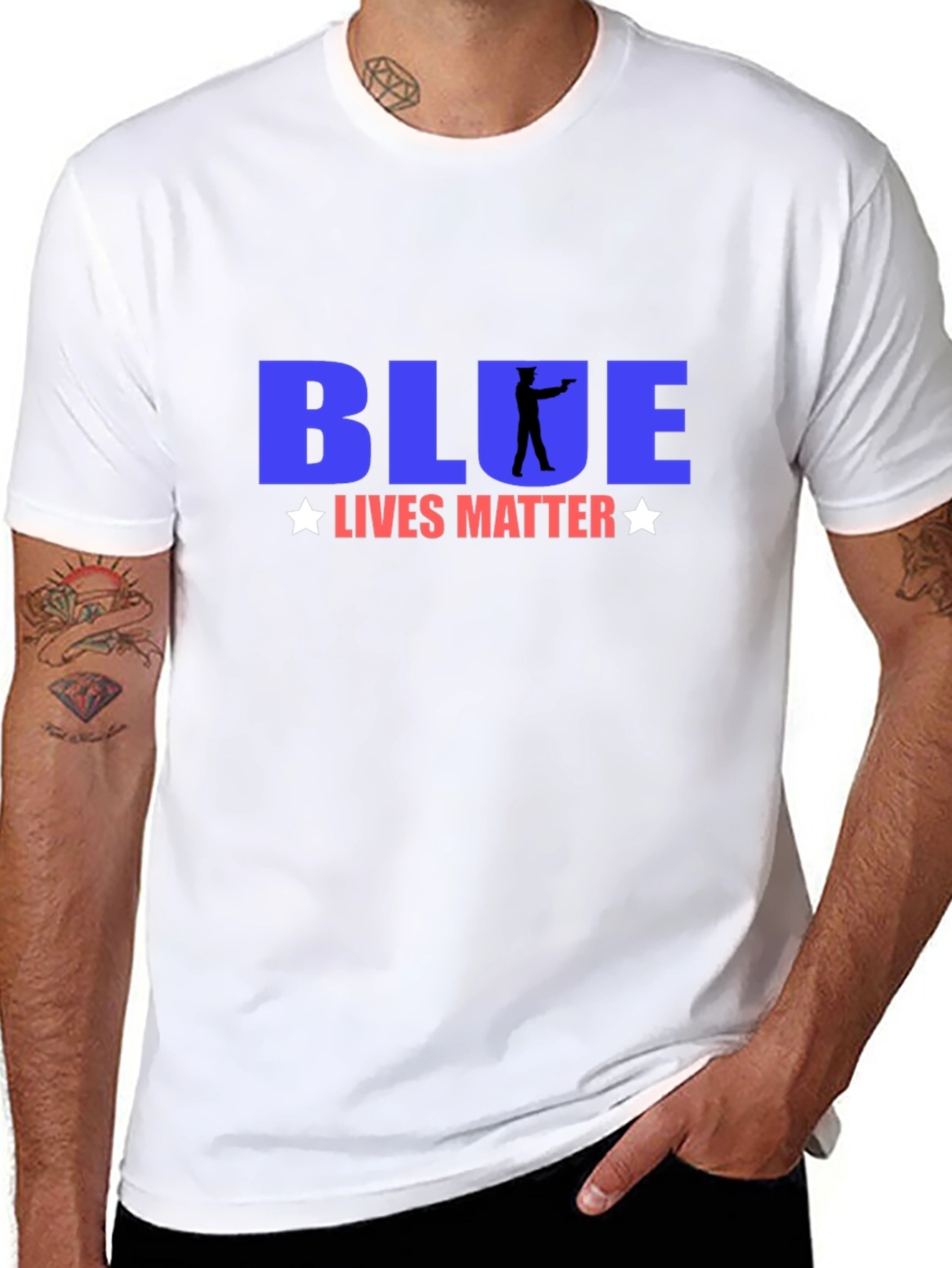 Blue Lives Matter Graphic T-Shirt