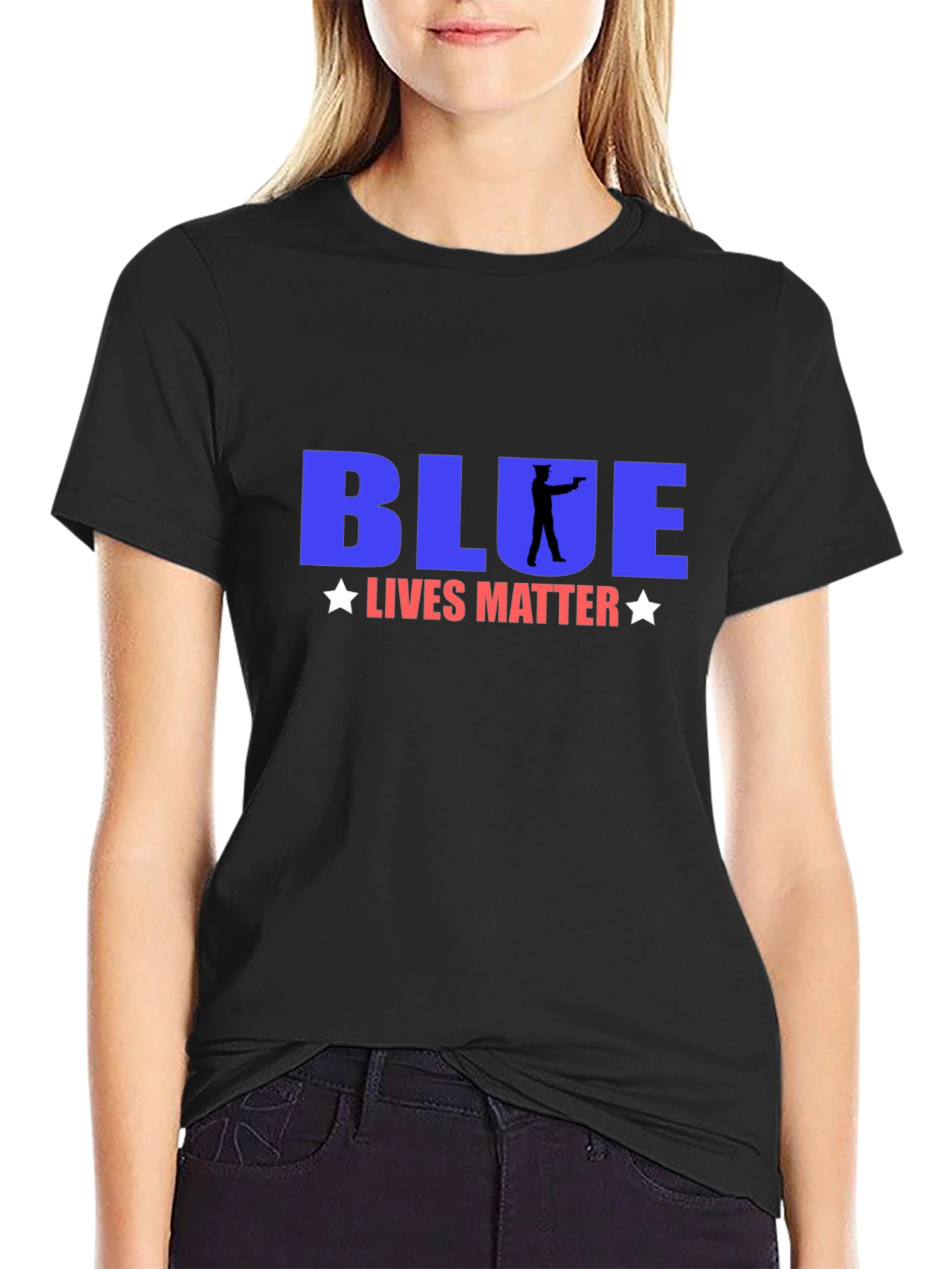 Blue Lives Matter Graphic T-Shirt