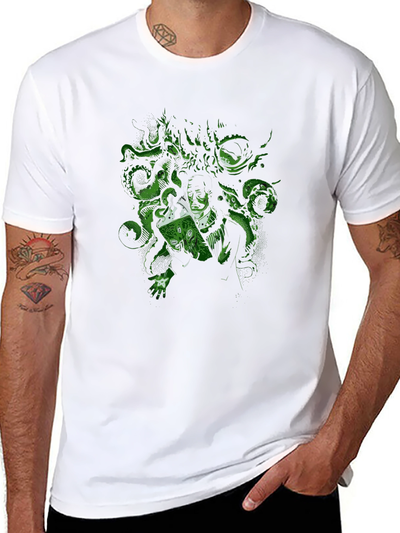 Cthulhu Graphic T-Shirt - Mens Black Tee