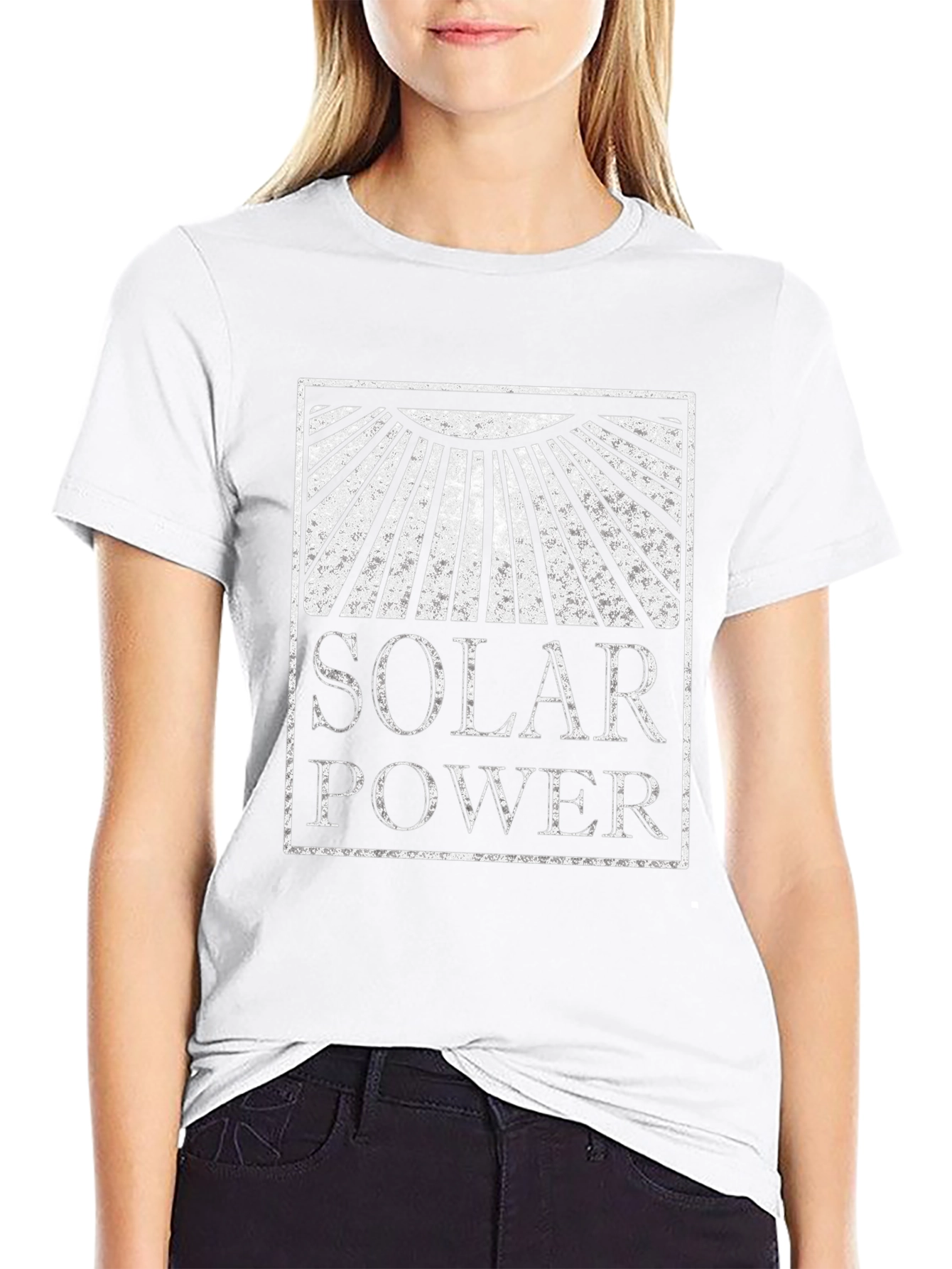 Solar Power Graphic Tee - Sustainable Energy T-Shirt