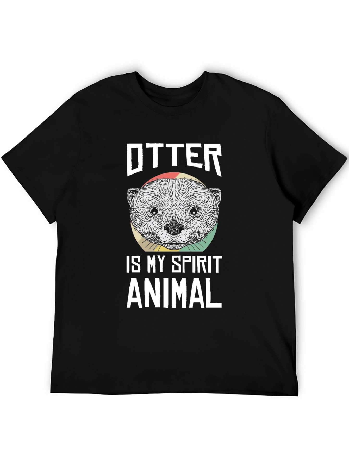 Otter Spirit Animal Graphic T-Shirt
