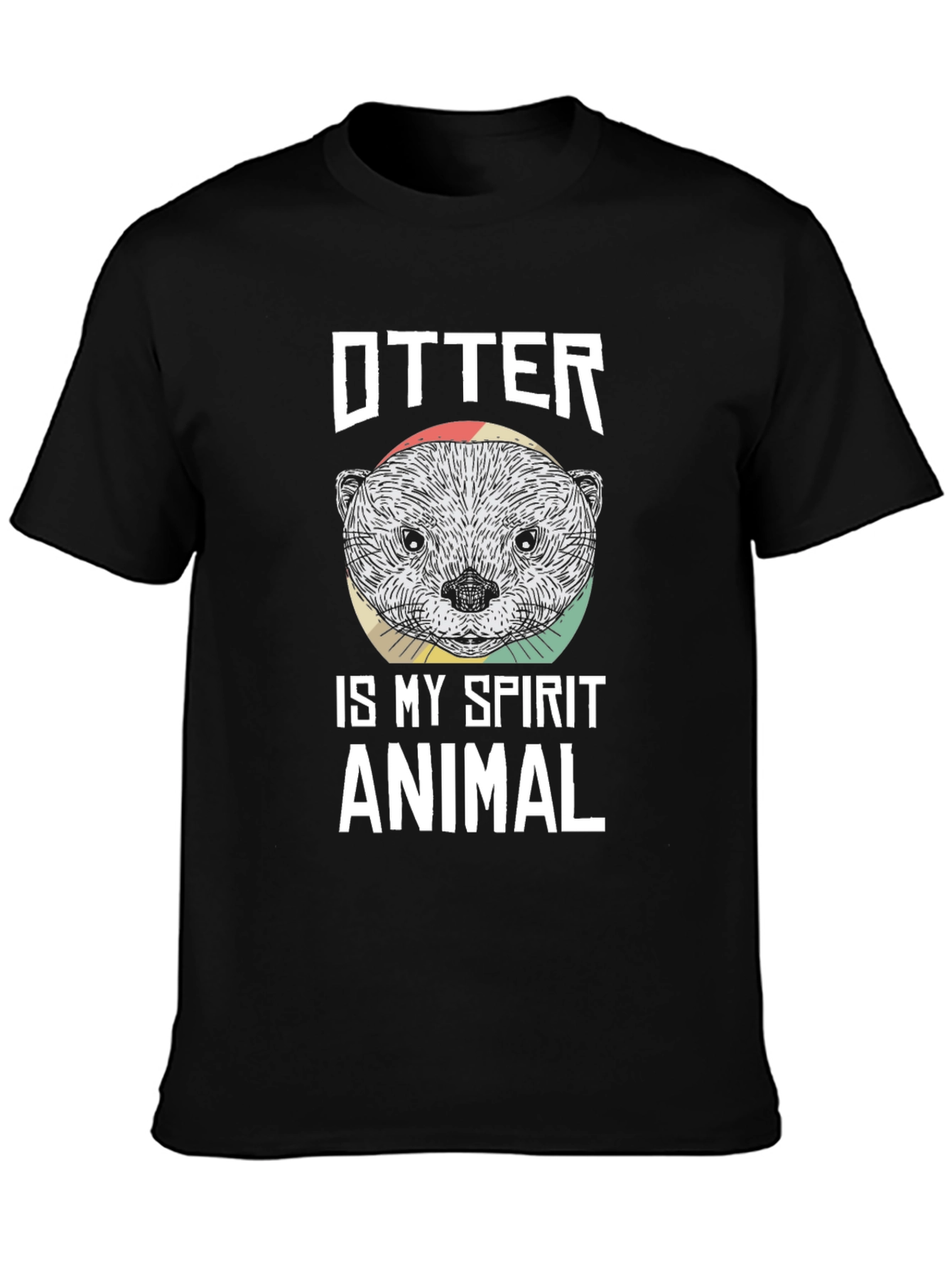 Otter Spirit Animal Graphic T-Shirt