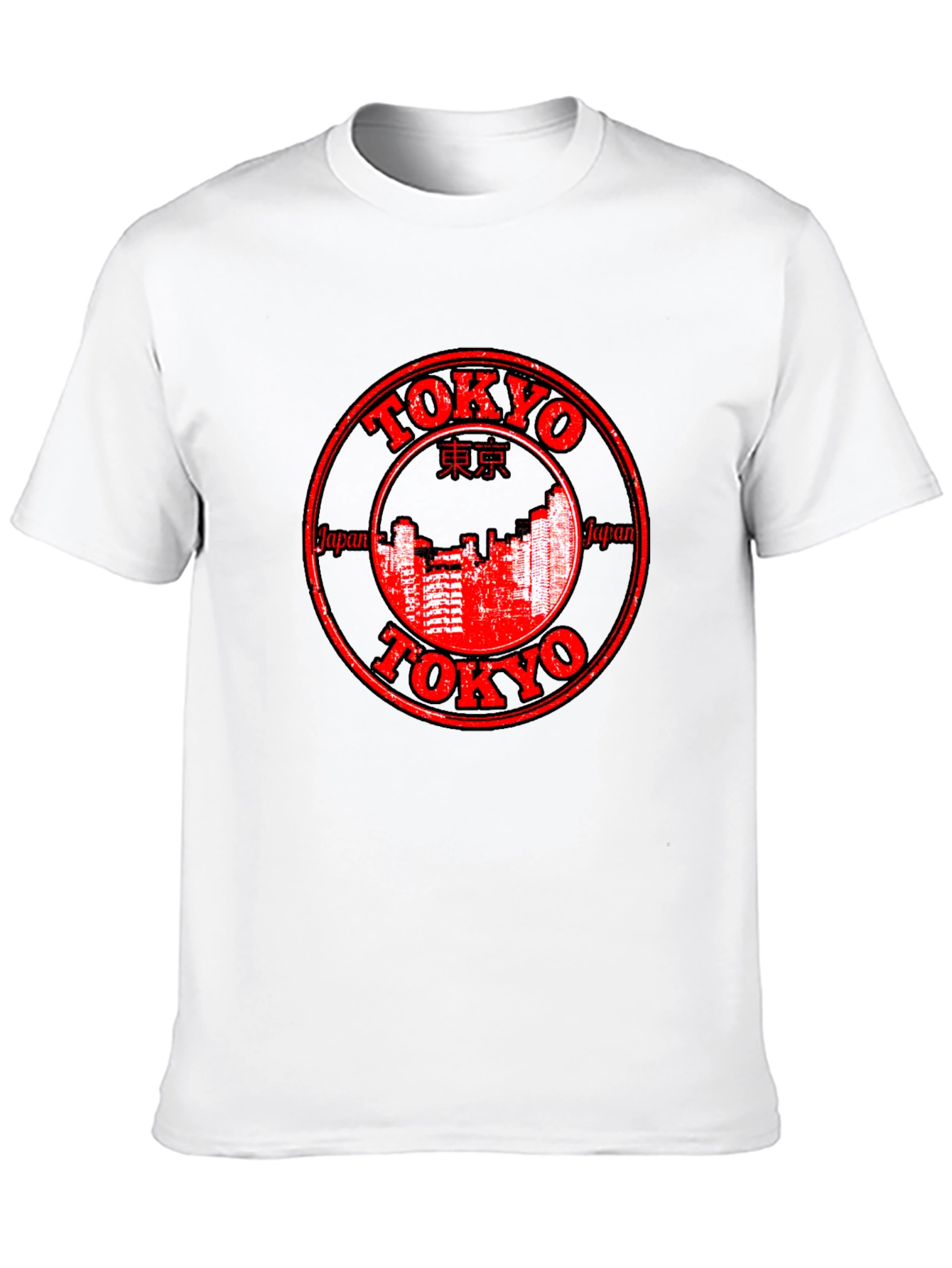 Tokyo Japan Stamp Style Graphic Tee