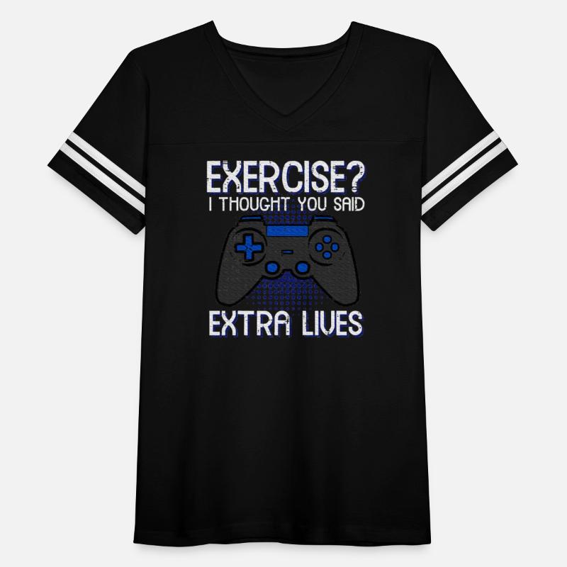 Gamer Exercise Thought Extra Lives Gaming