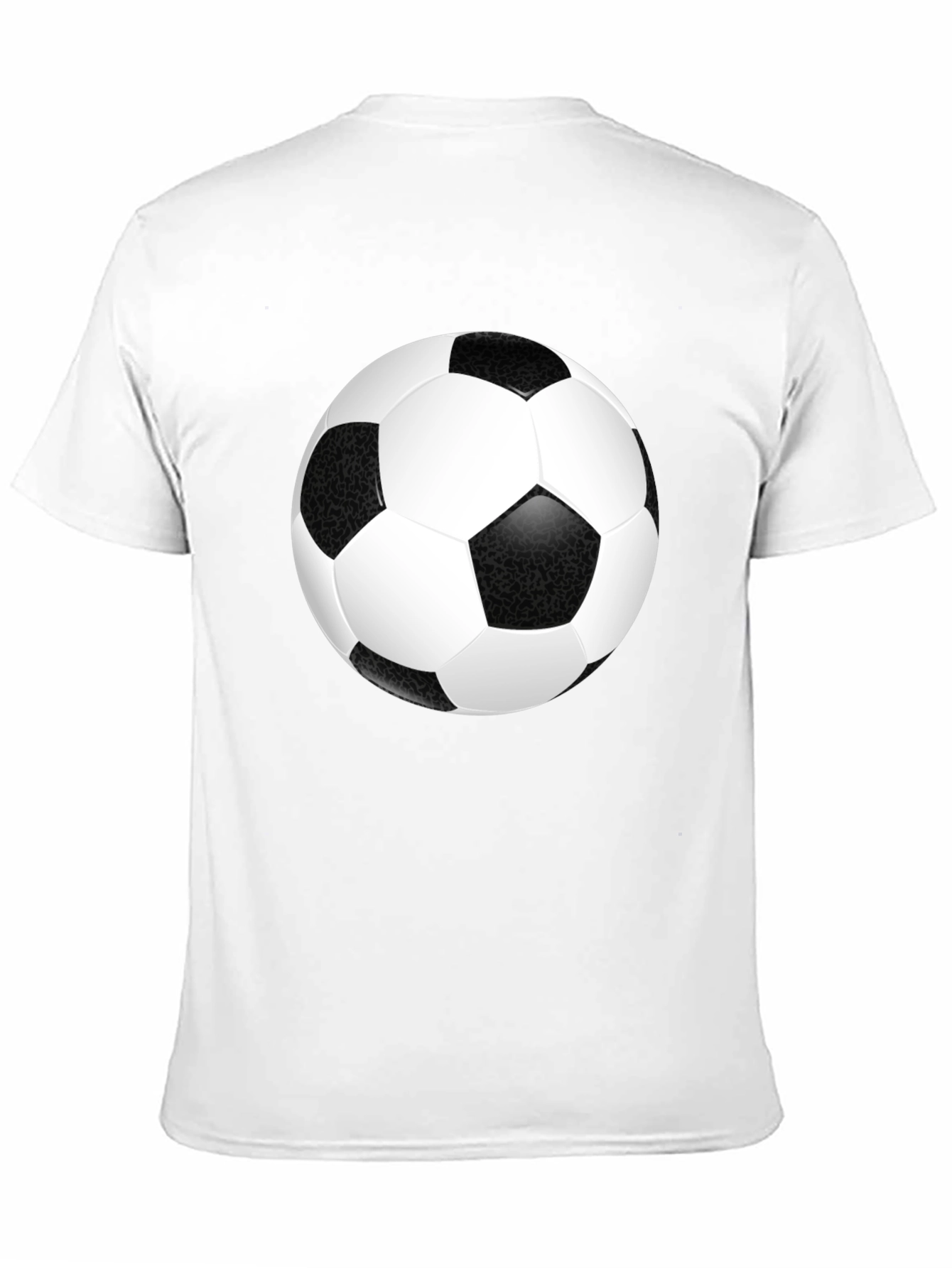 Soccer Ball Graphic T-Shirt - Black