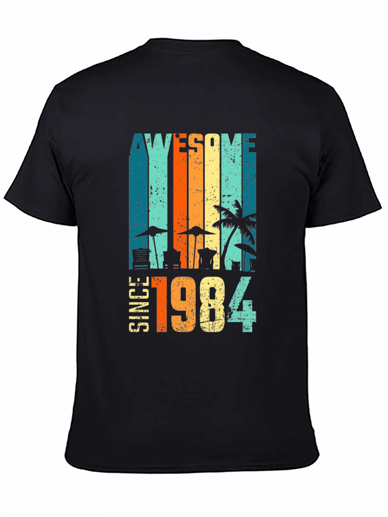 Awesome Since 1984 Graphic Tee - Retro Birthday Shirt