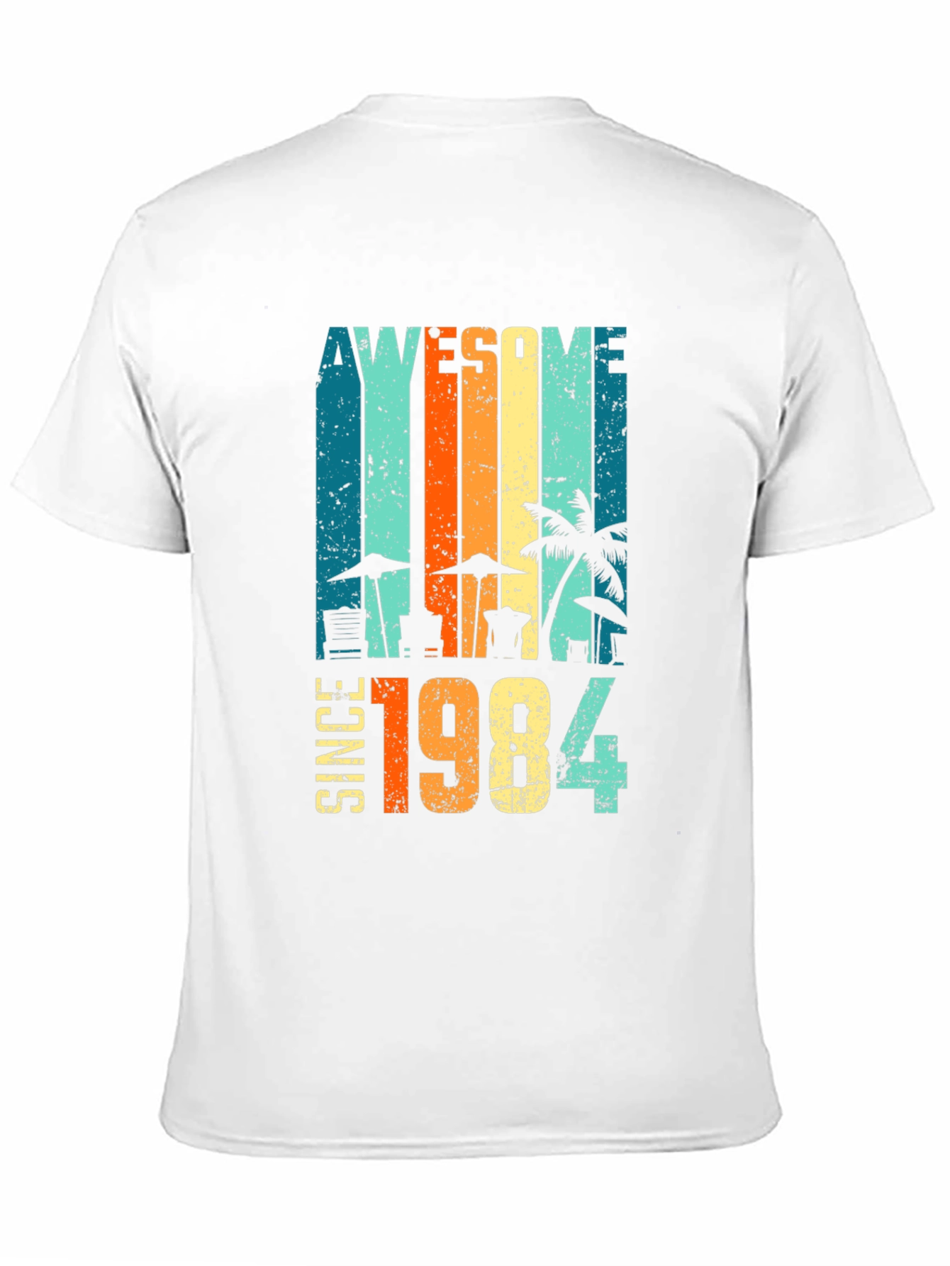 Awesome Since 1984 Graphic Tee - Retro Birthday Shirt