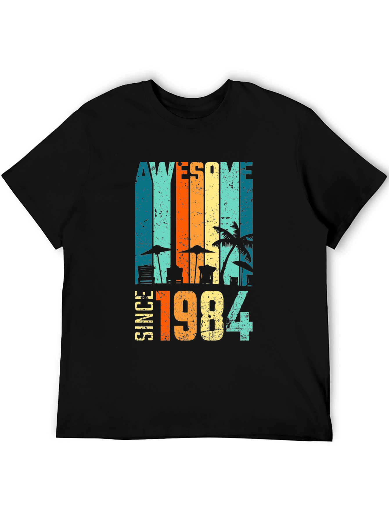 Awesome Since 1984 Graphic Tee - Retro Birthday Shirt