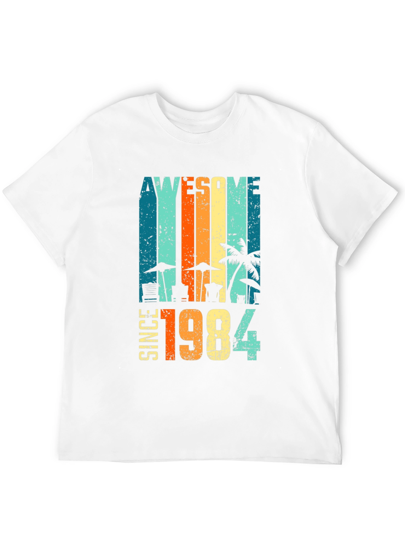 Awesome Since 1984 Graphic Tee - Retro Birthday Shirt