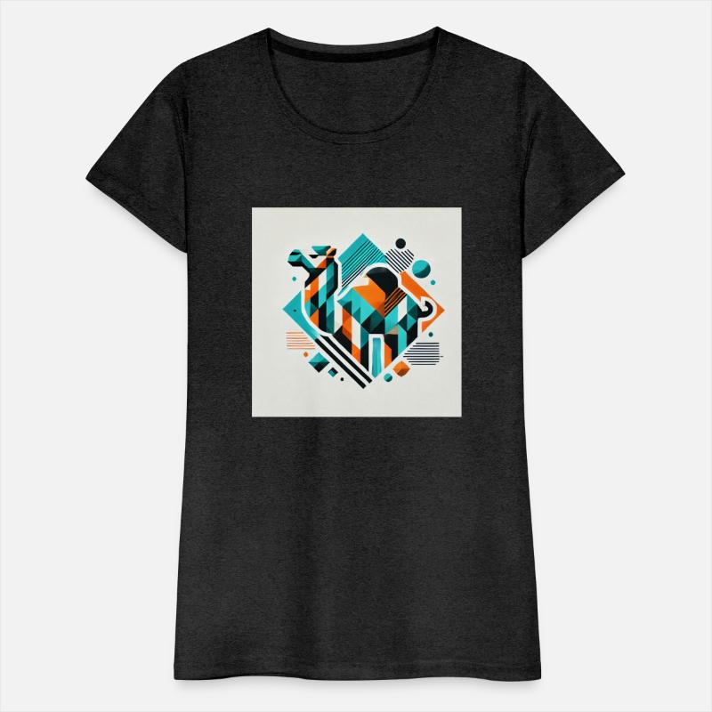 geometric design featuring a camel