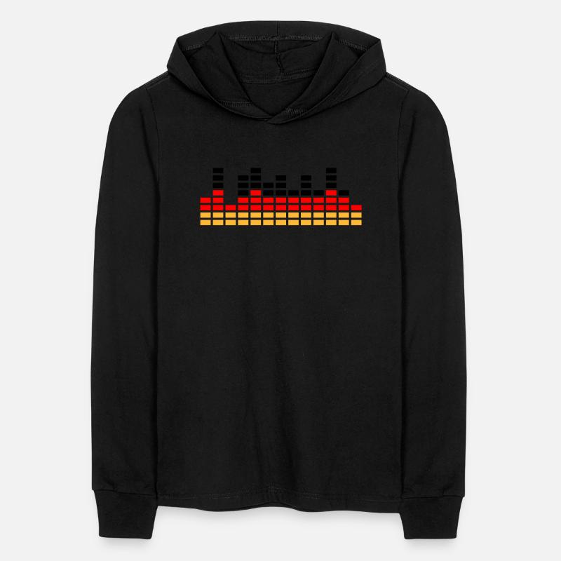 German Flag Colors Party DJ Wave Bars Mixer Music