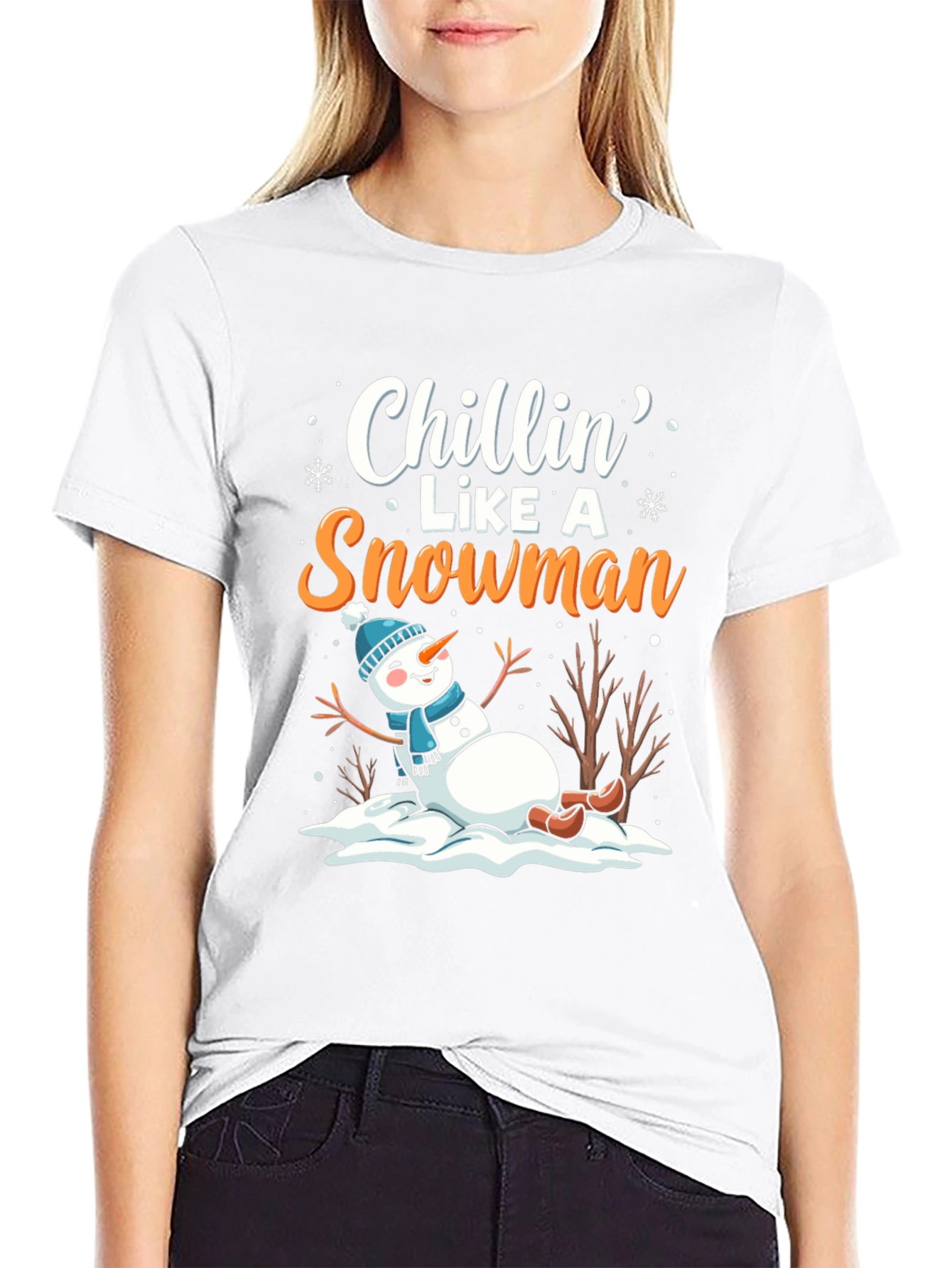 Chillin Like a Snowman T-Shirt