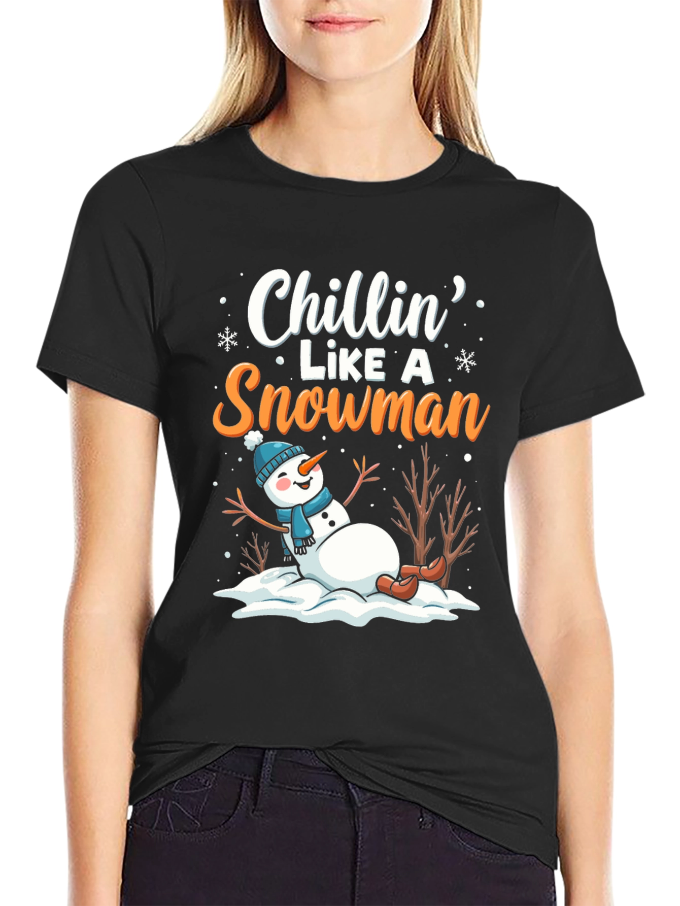 Chillin Like a Snowman T-Shirt