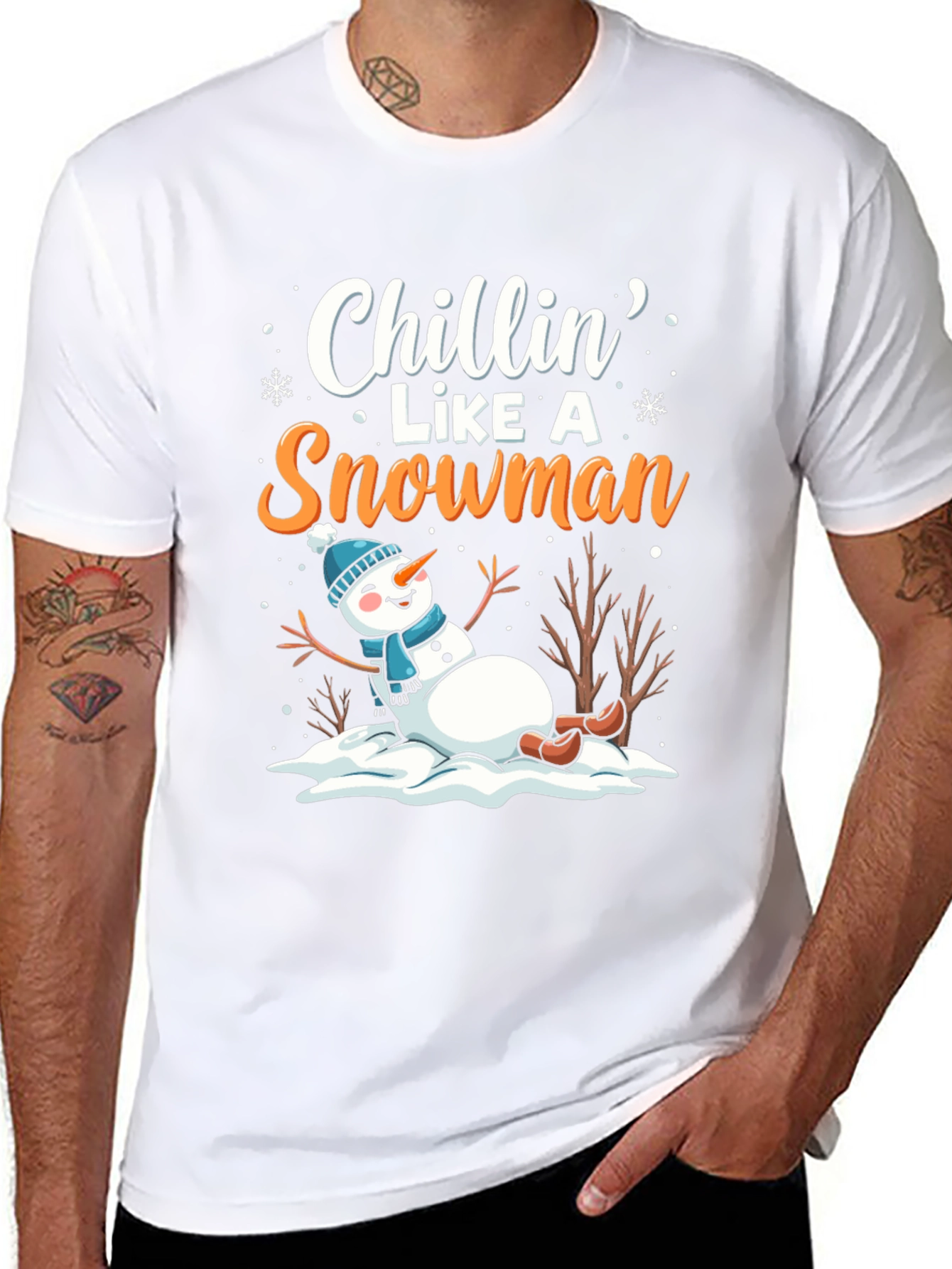 Chillin Like a Snowman T-Shirt