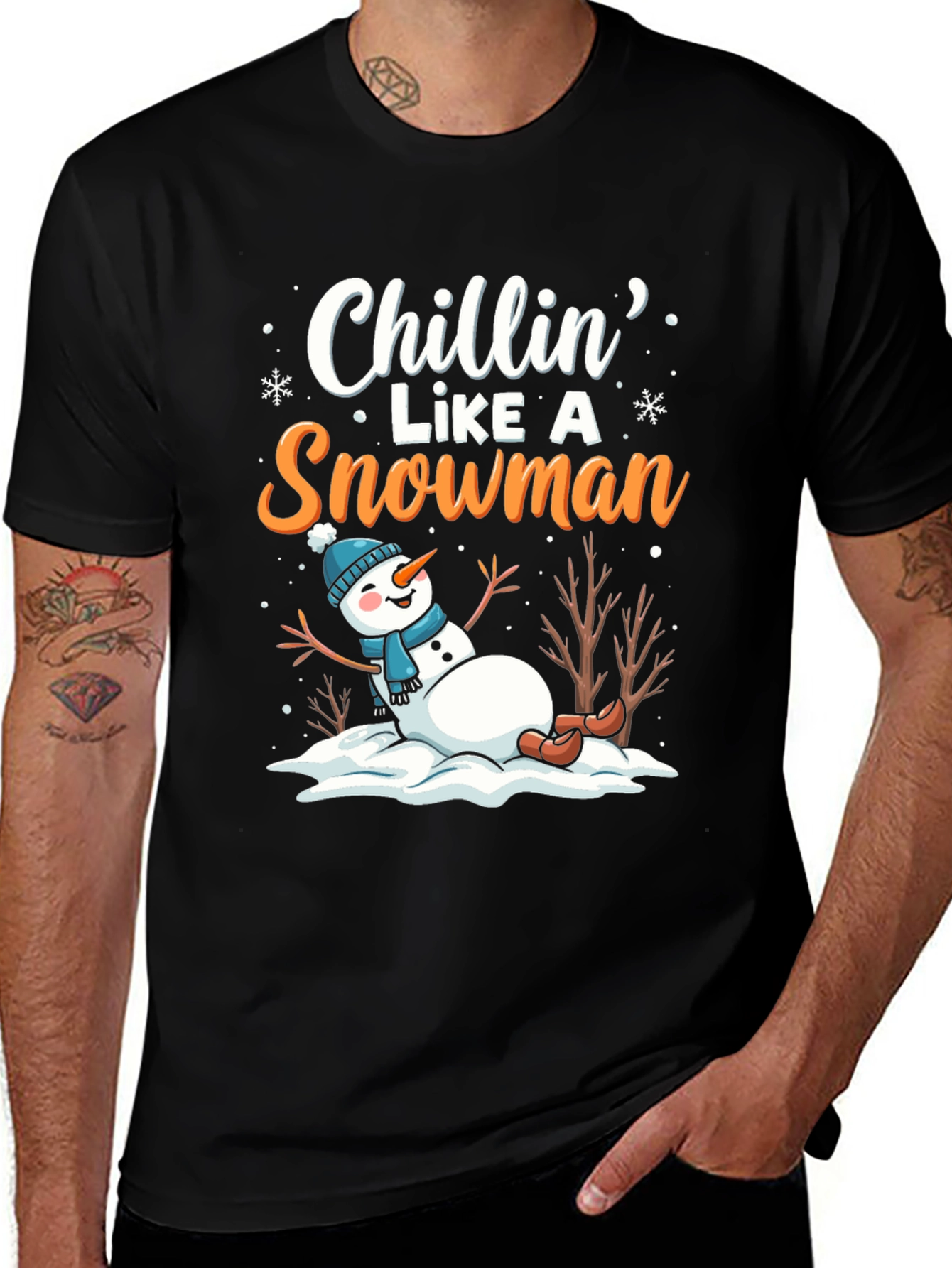 Chillin Like a Snowman T-Shirt