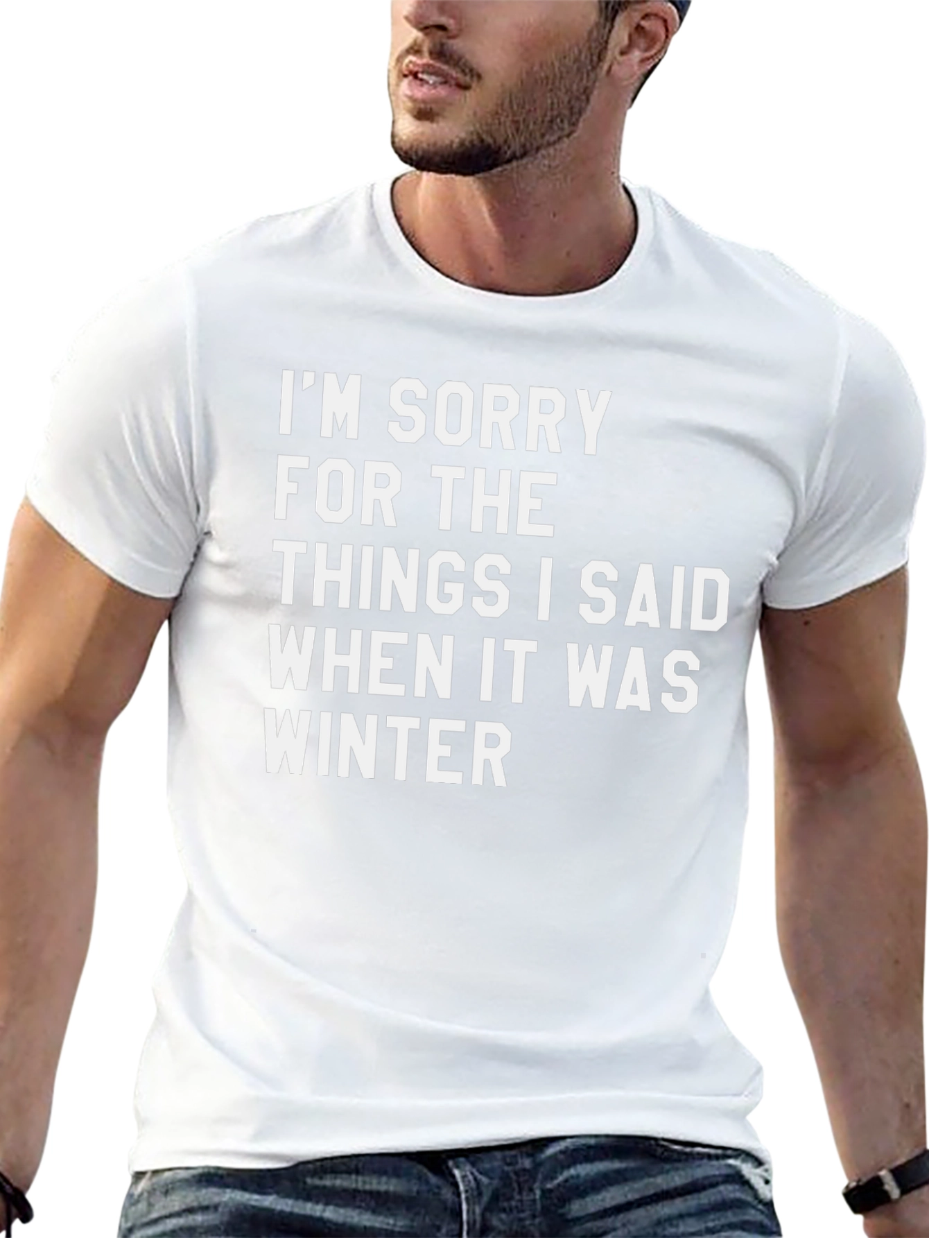Funny Winter Apology T-Shirt