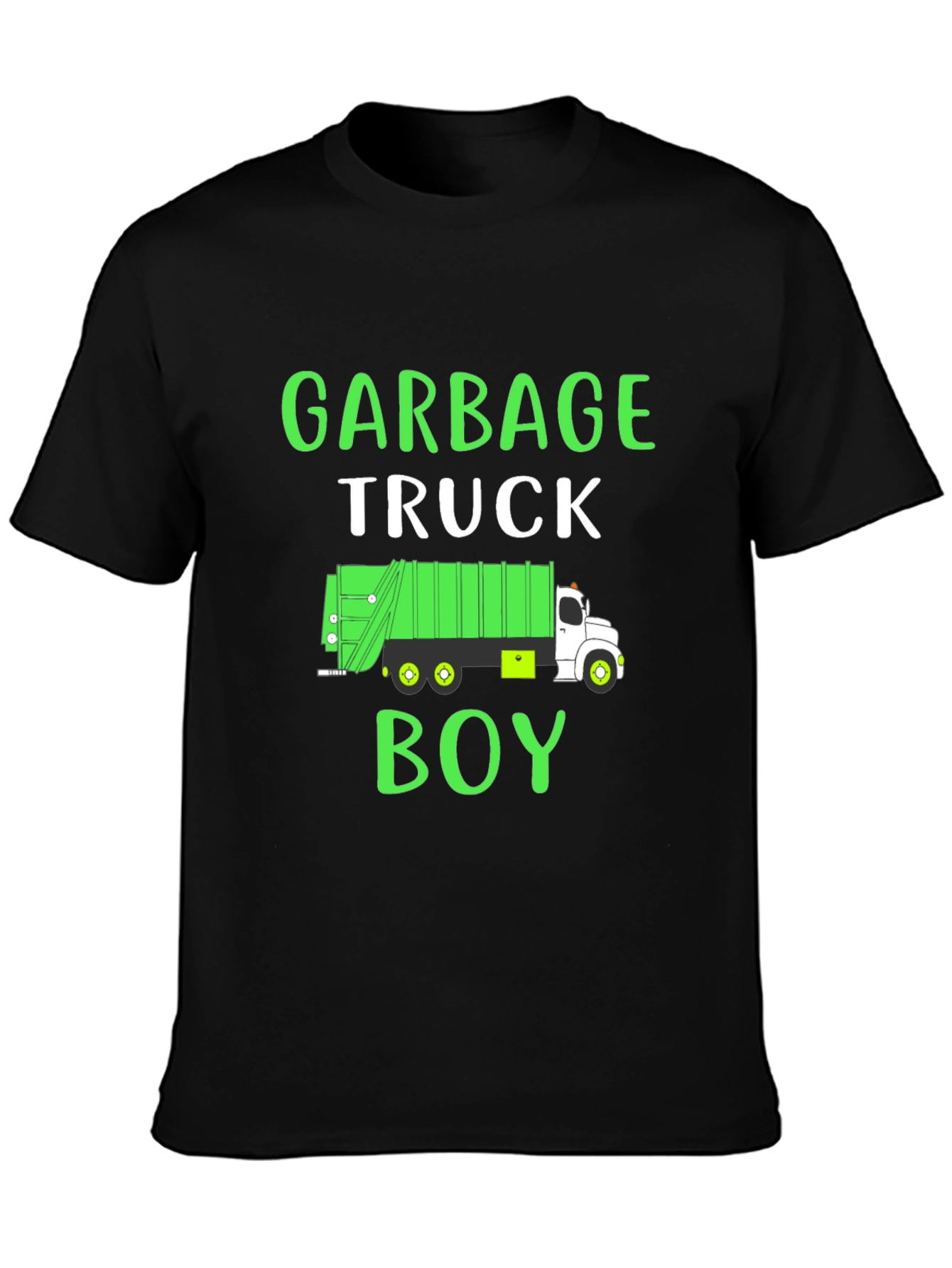 Garbage Truck Boy Graphic Tee