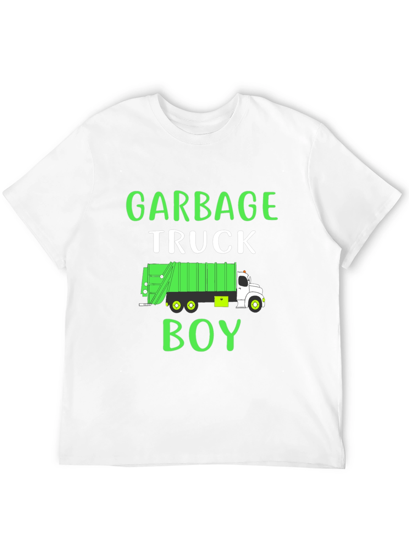 Garbage Truck Boy Graphic Tee