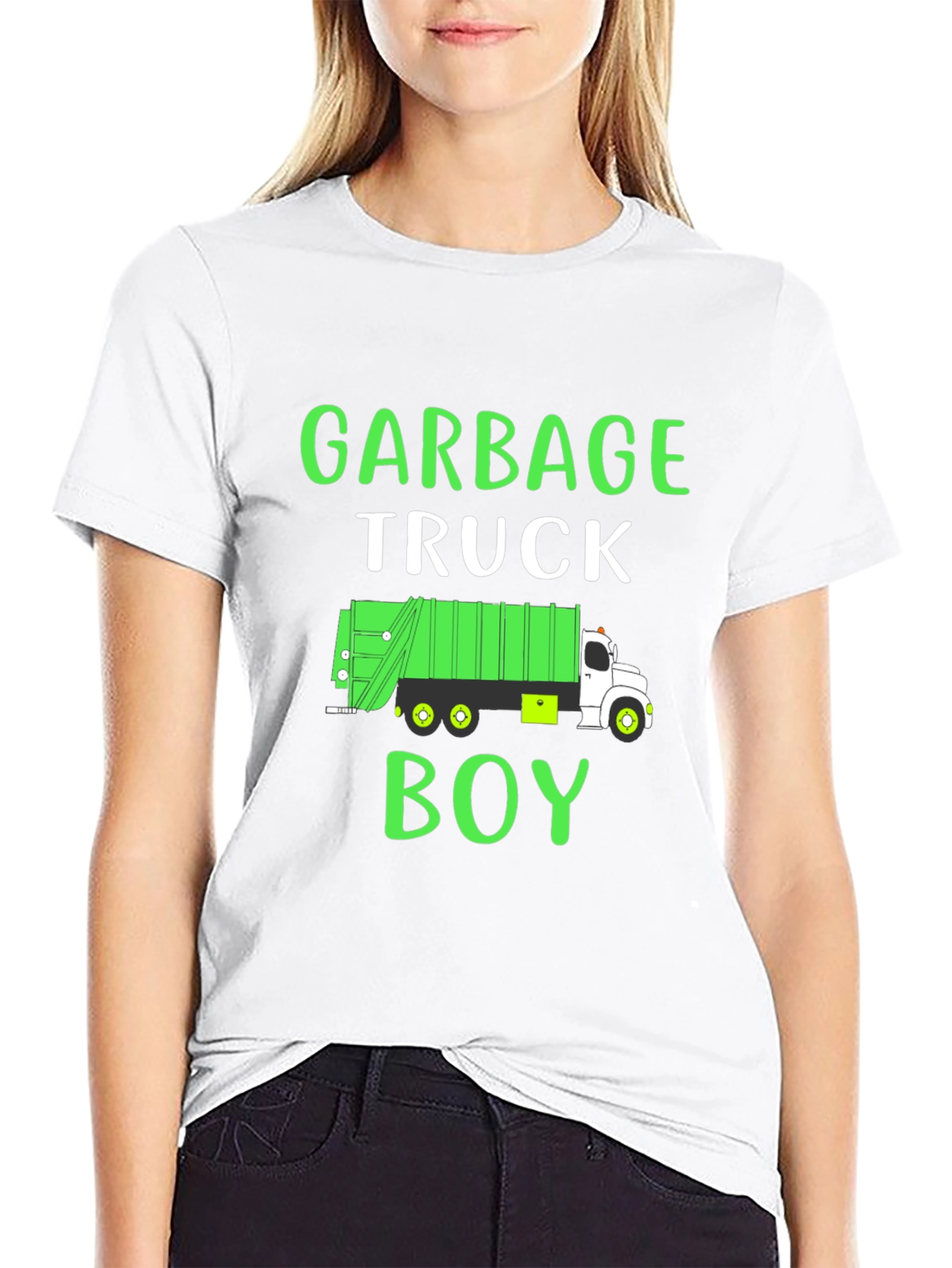 Garbage Truck Boy Graphic Tee