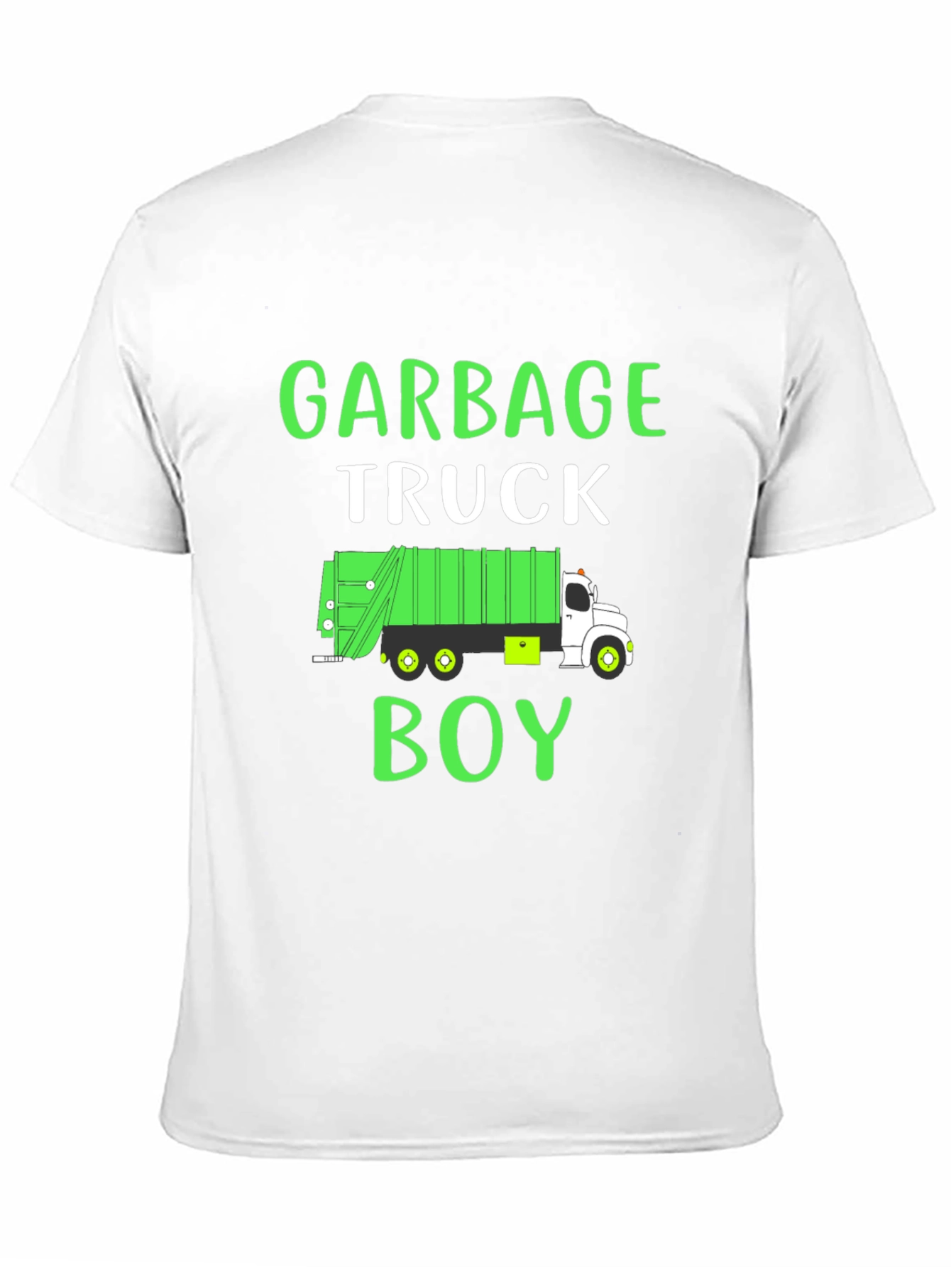 Garbage Truck Boy Graphic Tee
