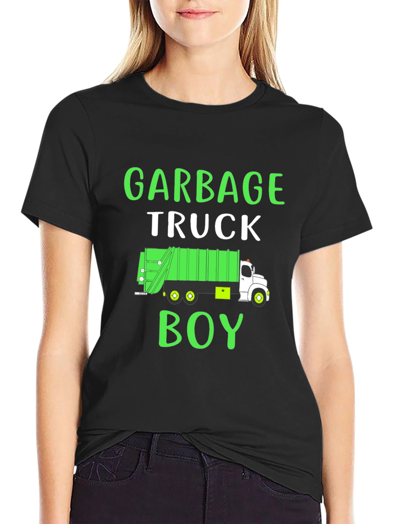 Garbage Truck Boy Graphic Tee