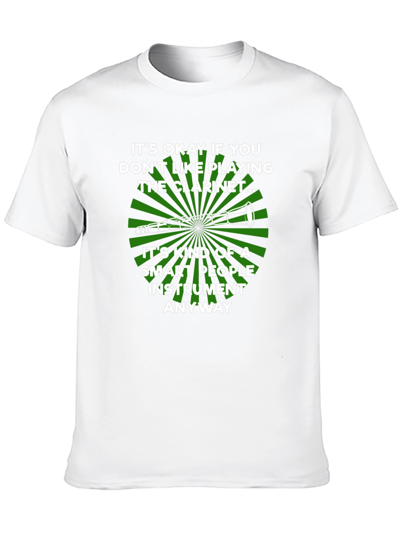 Funny Clarinet Player T-Shirt: Smart People Instrument