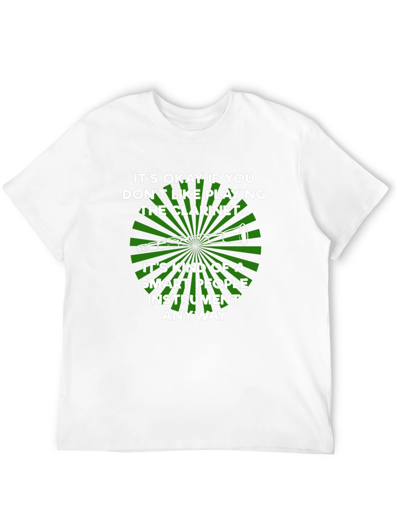 Funny Clarinet Player T-Shirt: Smart People Instrument