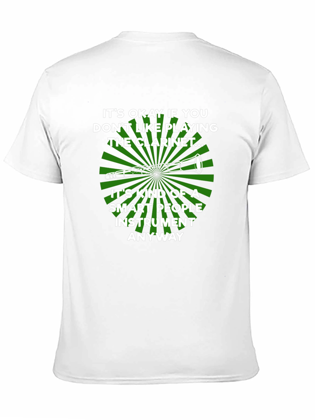 Funny Clarinet Player T-Shirt: Smart People Instrument