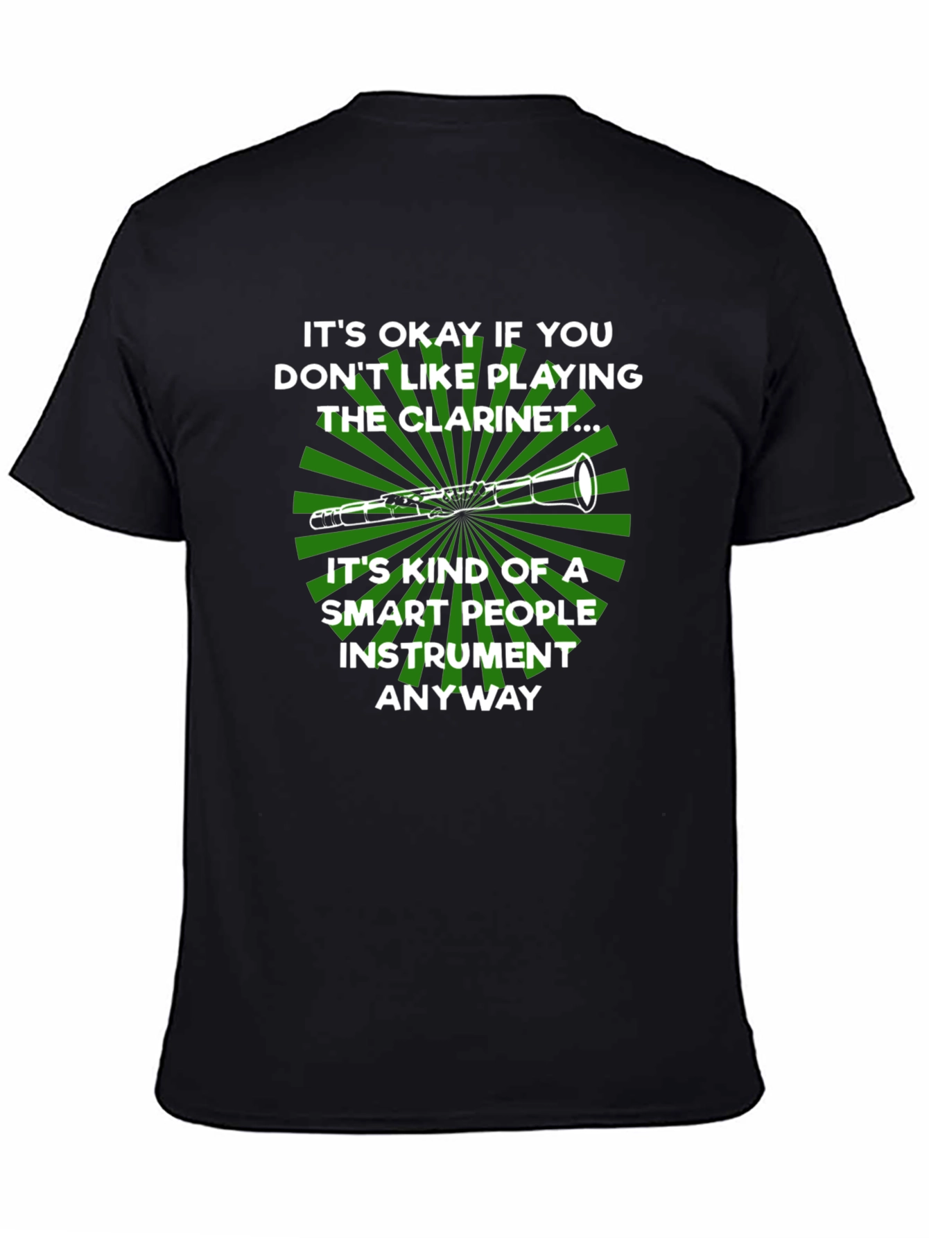 Funny Clarinet Player T-Shirt: Smart People Instrument
