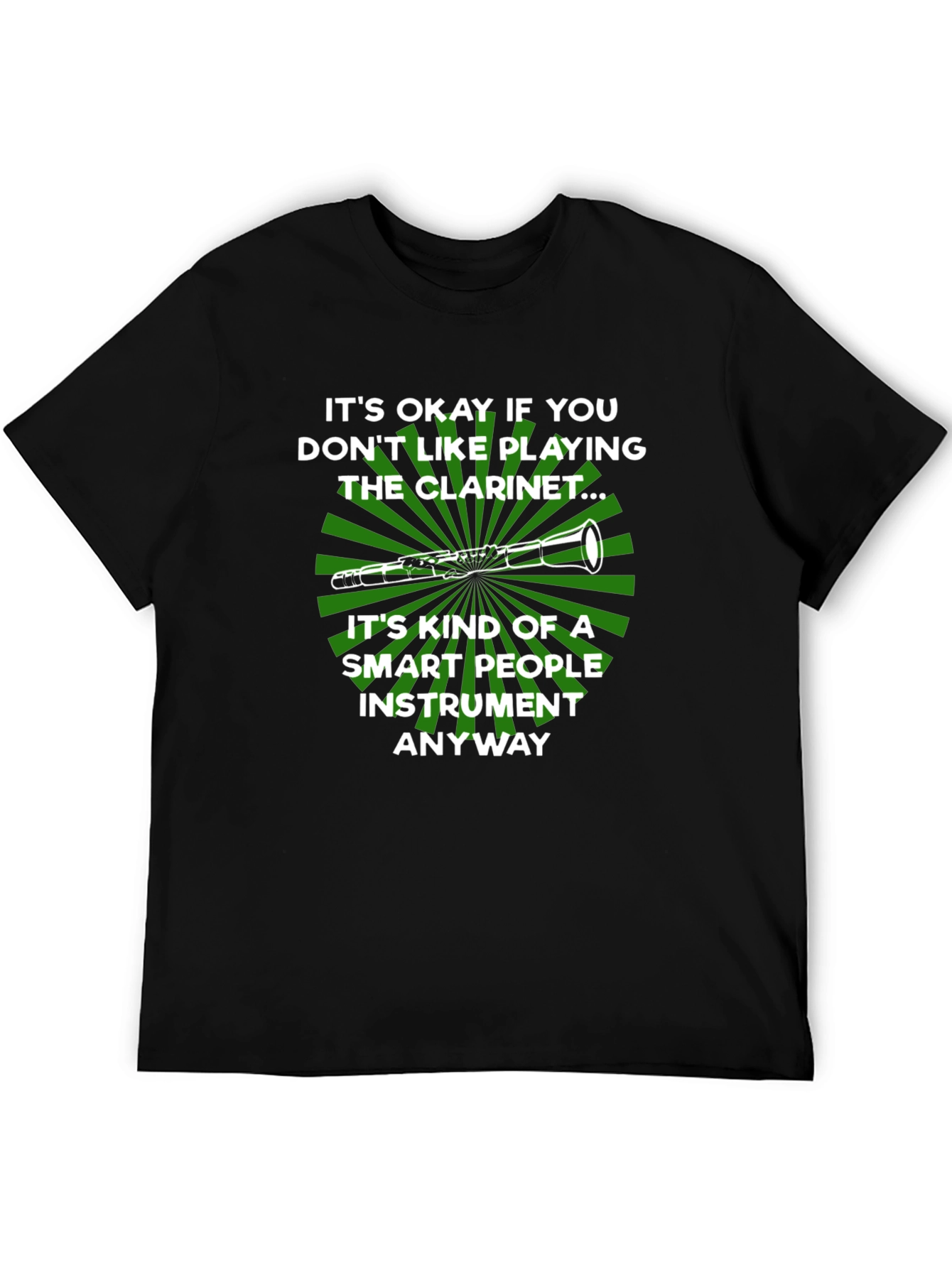 Funny Clarinet Player T-Shirt: Smart People Instrument