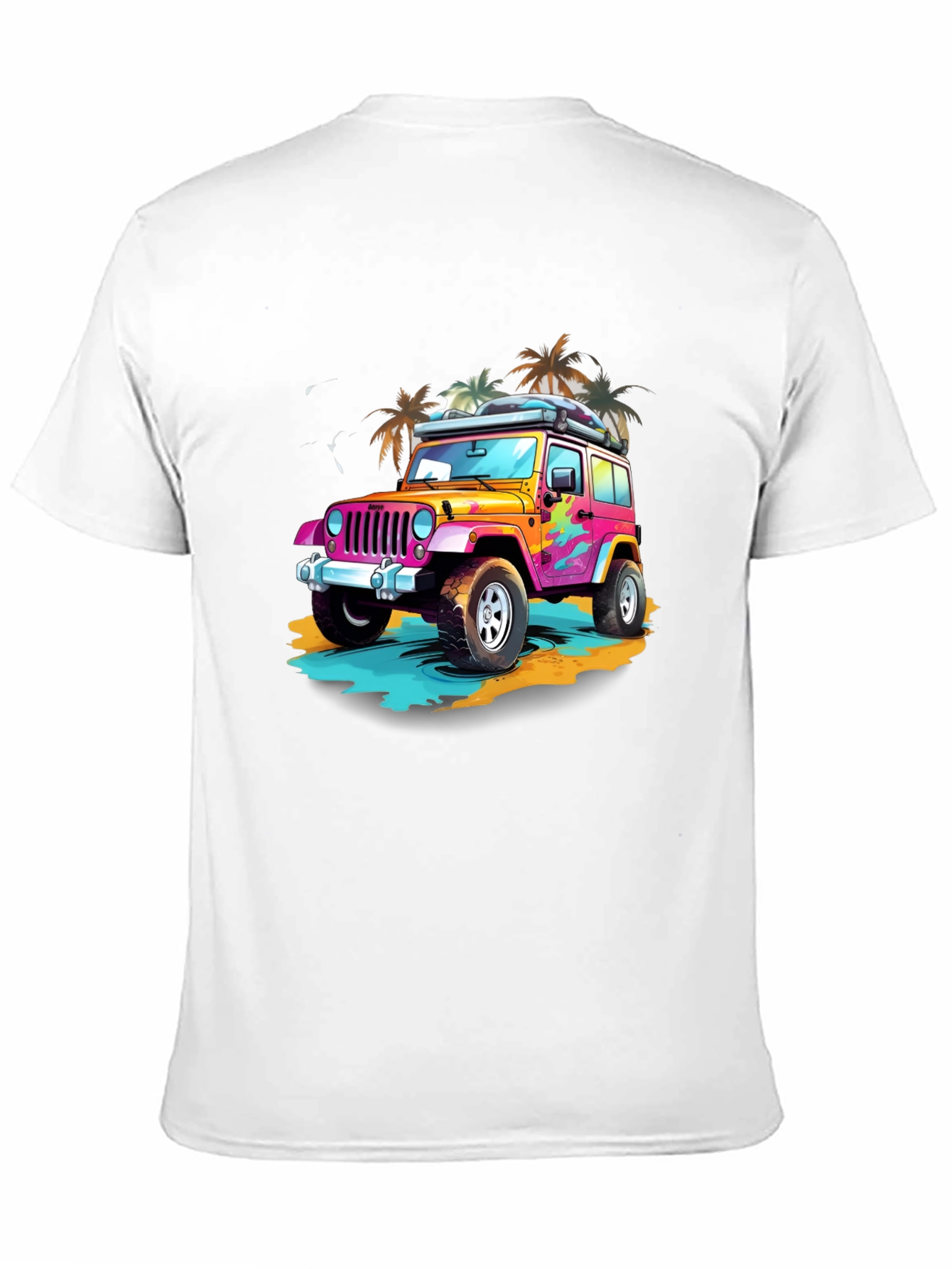 Retro Jeep Beach T-Shirt