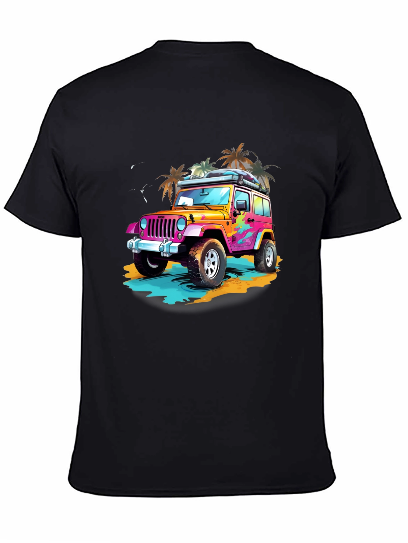 Retro Jeep Beach T-Shirt