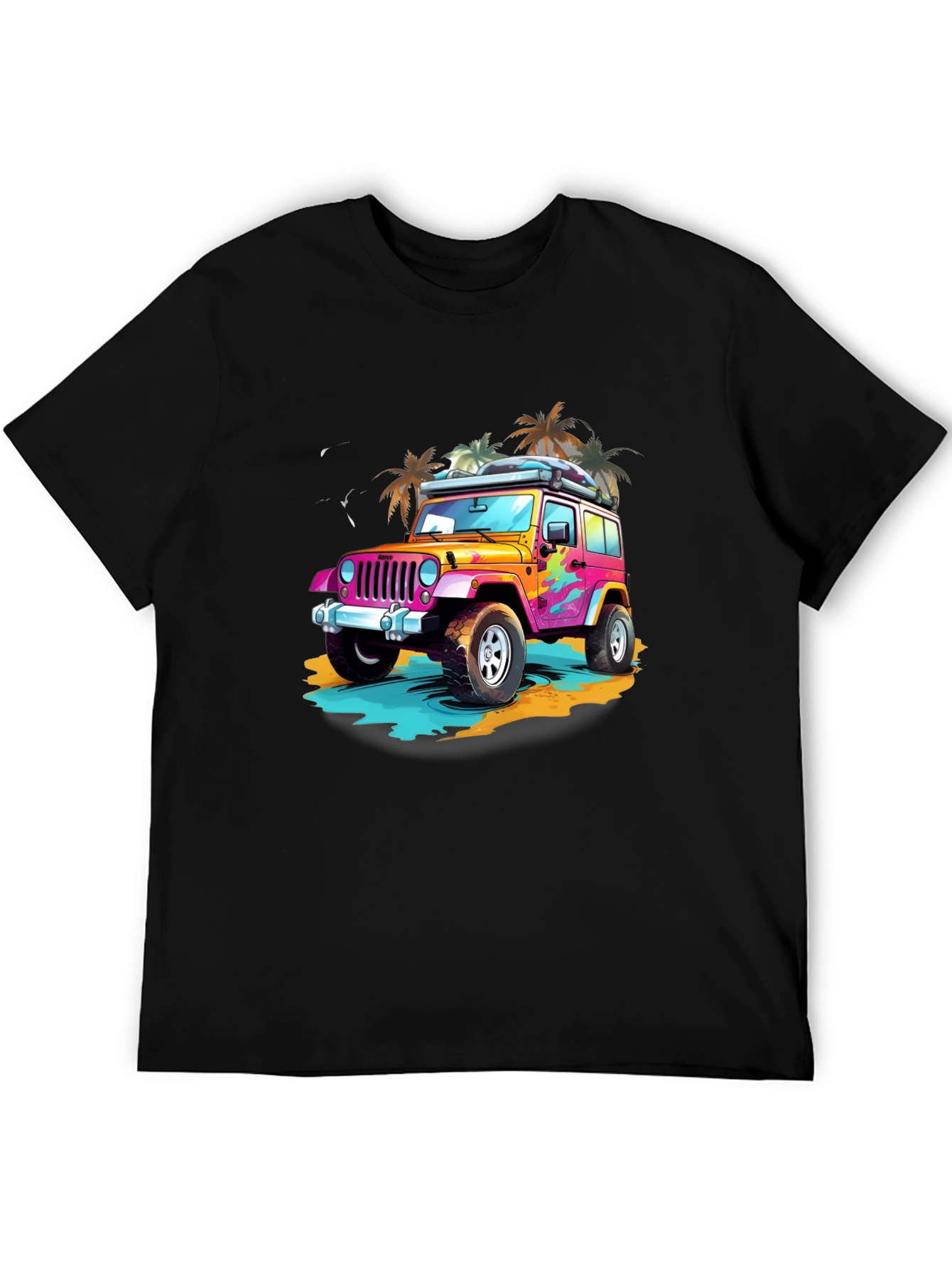 Retro Jeep Beach T-Shirt